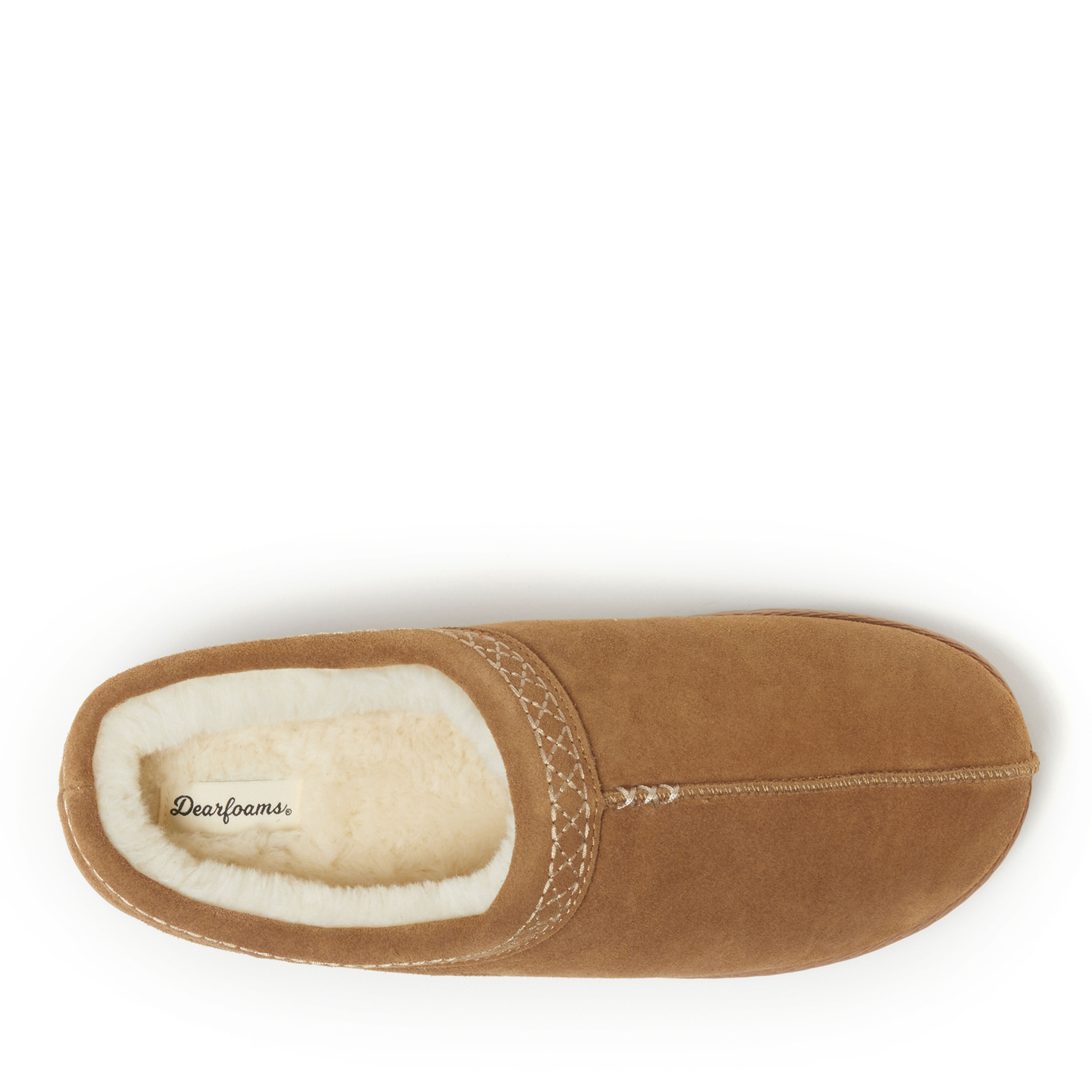 Men's Dean Genuine Suede Clog with Embroidery