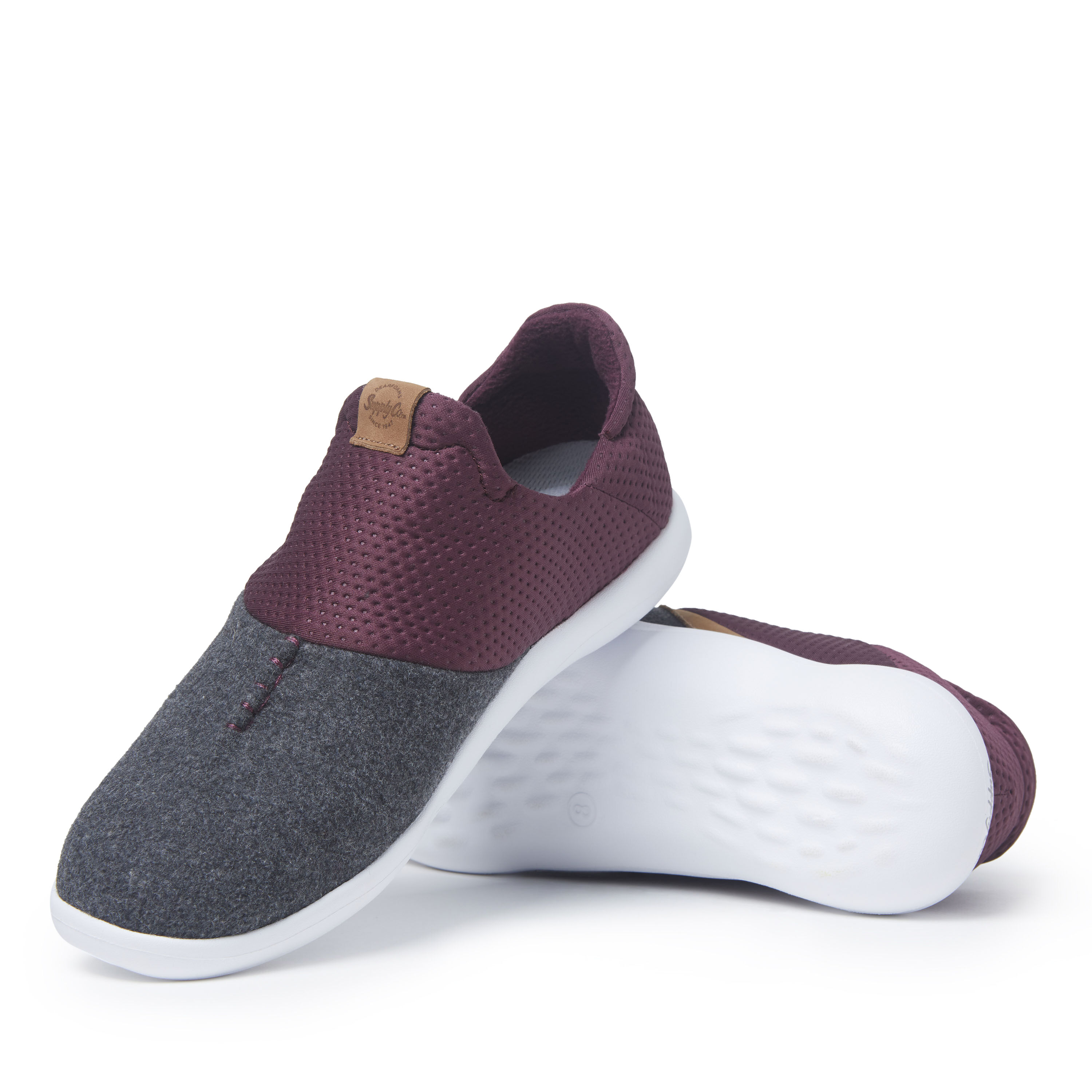 Dearfoams Supply Co. Women's Taylor Microwool & Spandex Closed Back