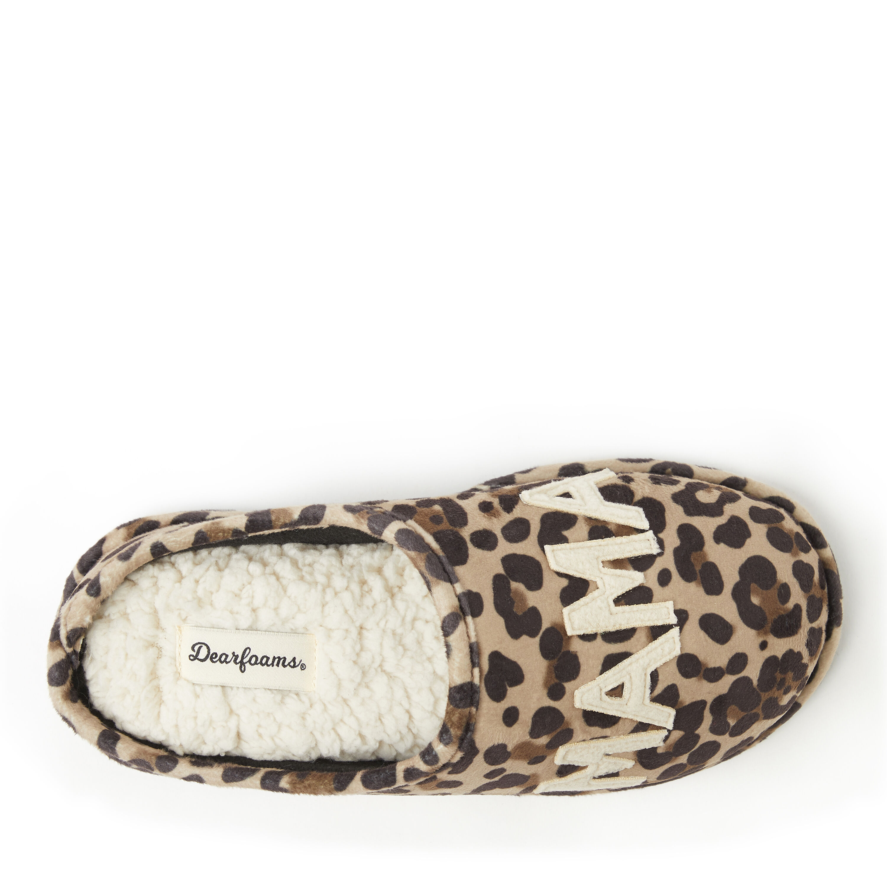 Dearfoam leopard hotsell slippers