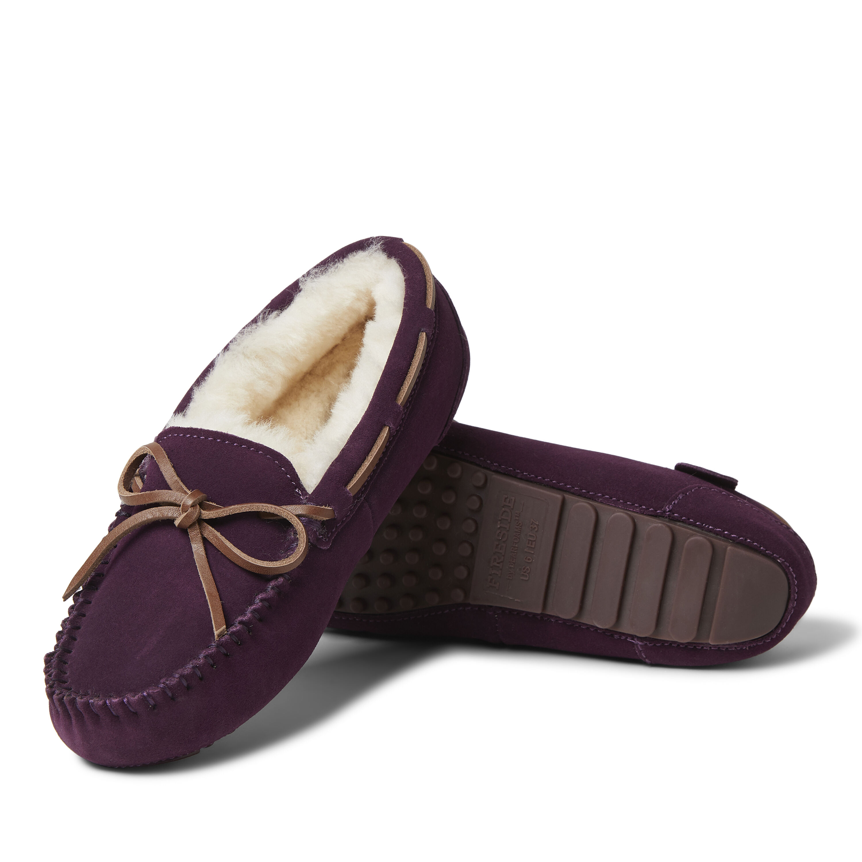 Womens clearance purple moccasins
