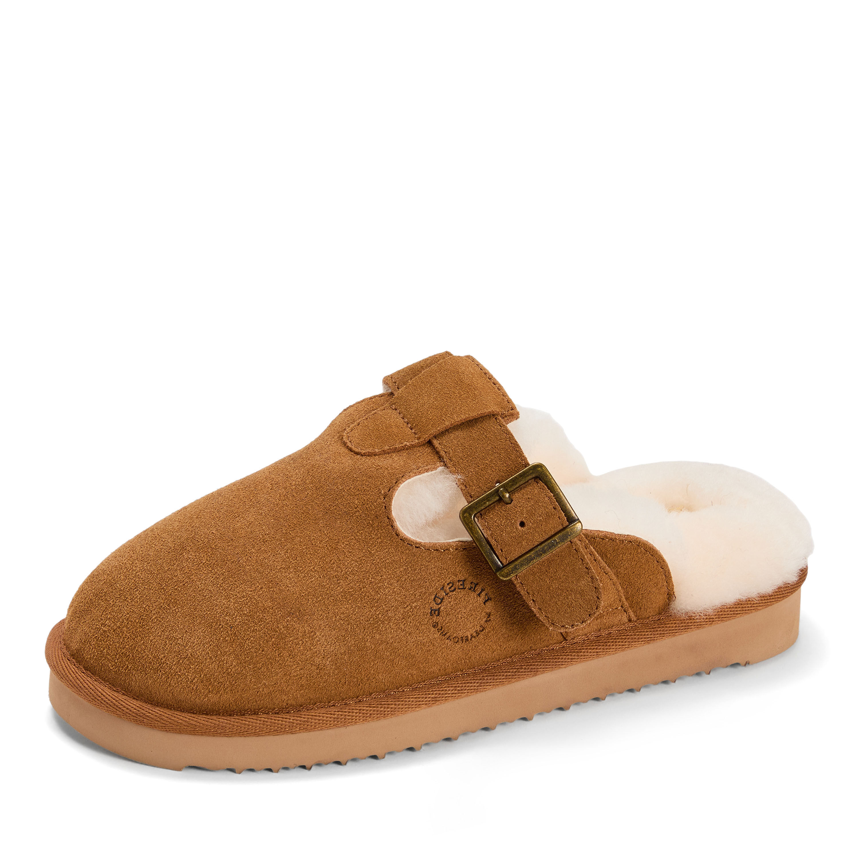 Women's Fireside by Dearfoams Maitland Genuine Shearling Scuff