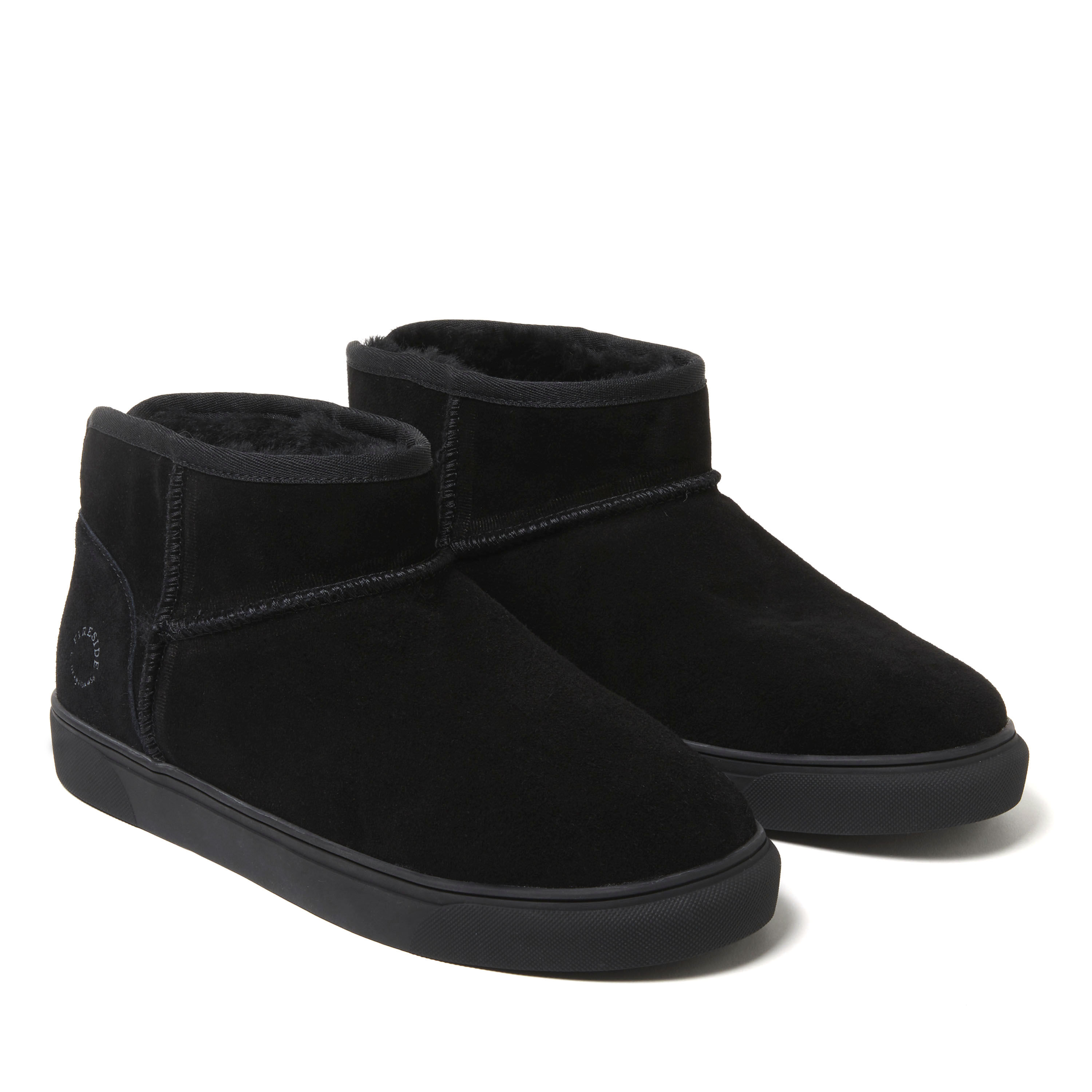 Men's Fireside by Dearfoams Bathurst Genuine Shearling Micro Bootie