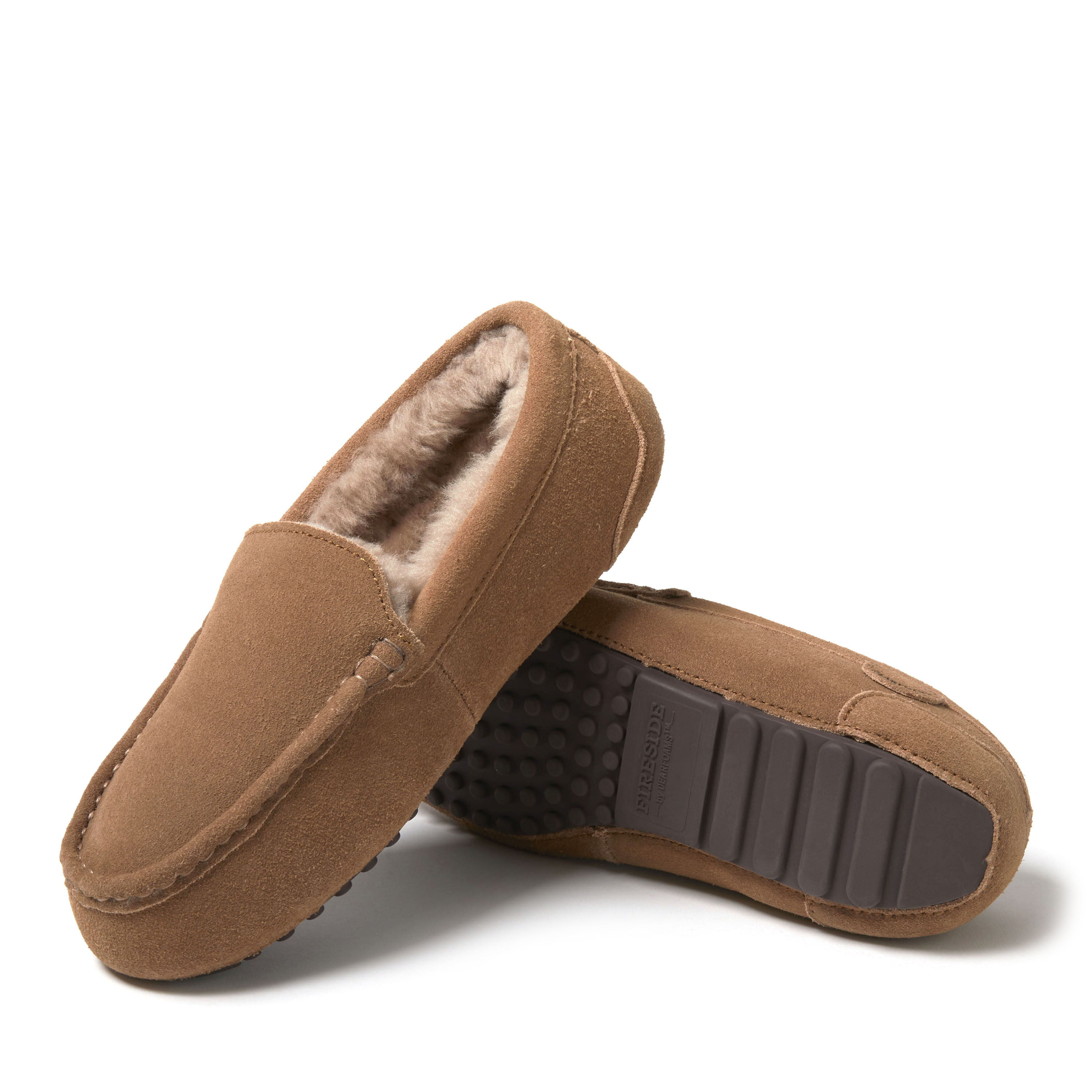 Women's Fireside by Dearfoams Mel Genuine Shearling Moccasin