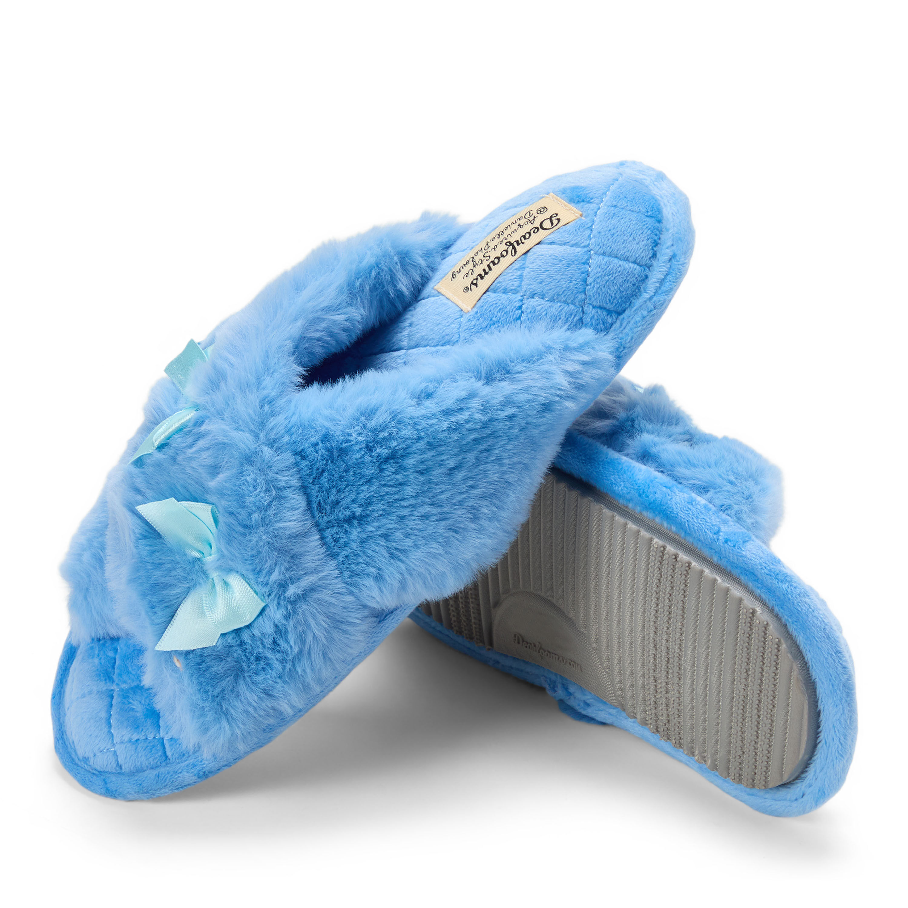 Women's Jessica Furry Crossband Slide Slipper