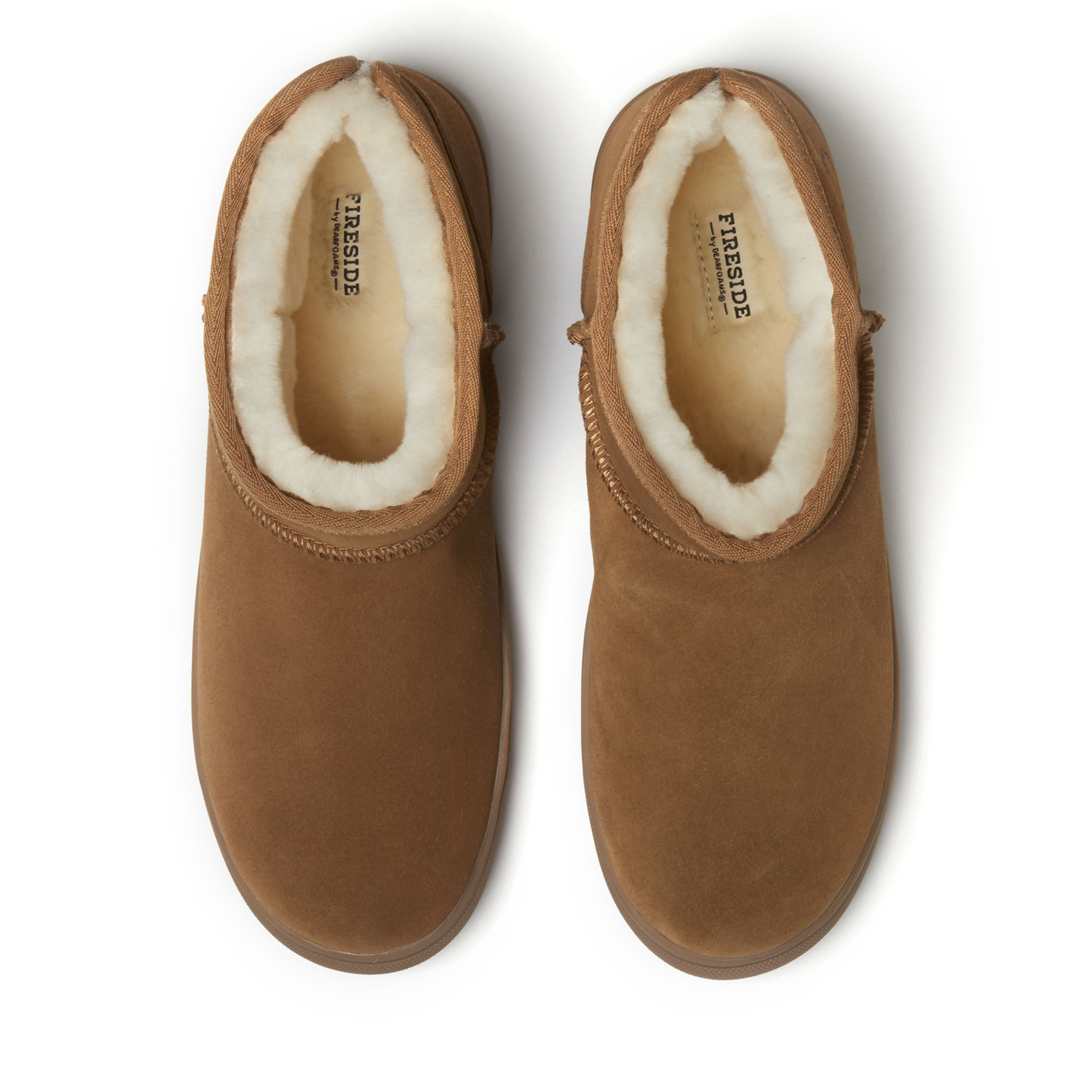 Men's Fireside by Dearfoams Bathurst Genuine Shearling Micro Bootie
