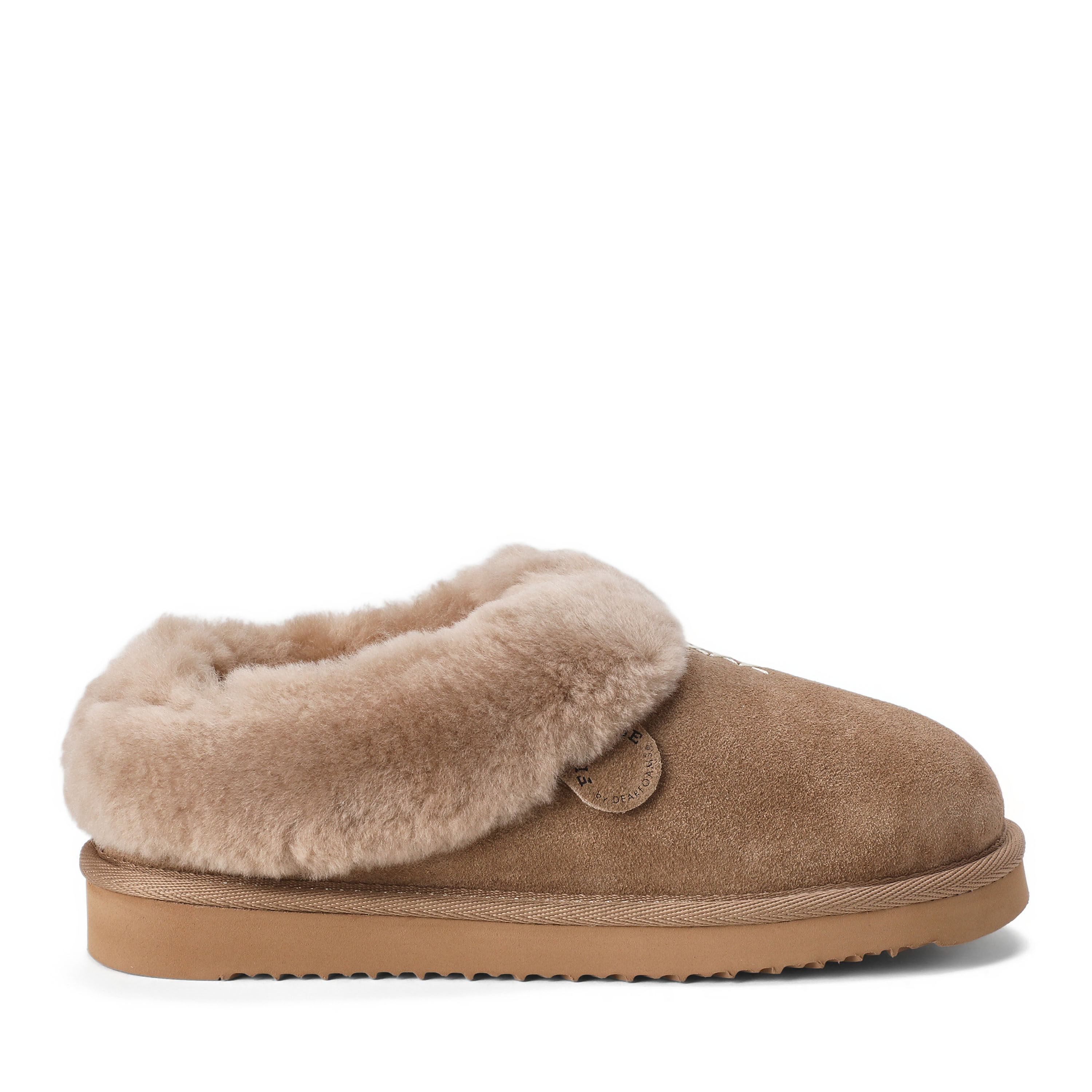 Women's Fireside by Dearfoams Adelaide Genuine Shearling Clog Slipper - Water Resistant