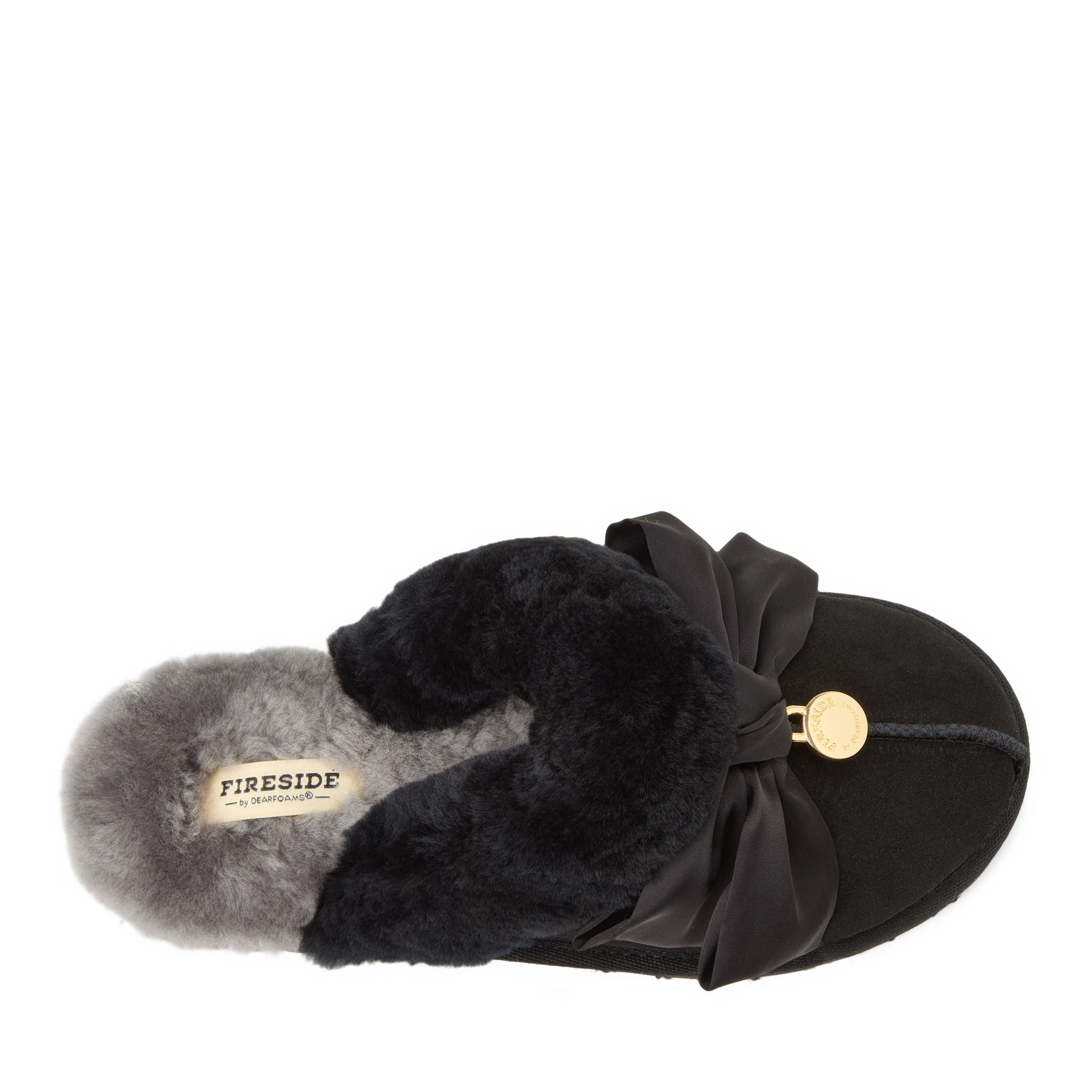 Women's Sydney Dream Bow Genuine Shearling Scuff