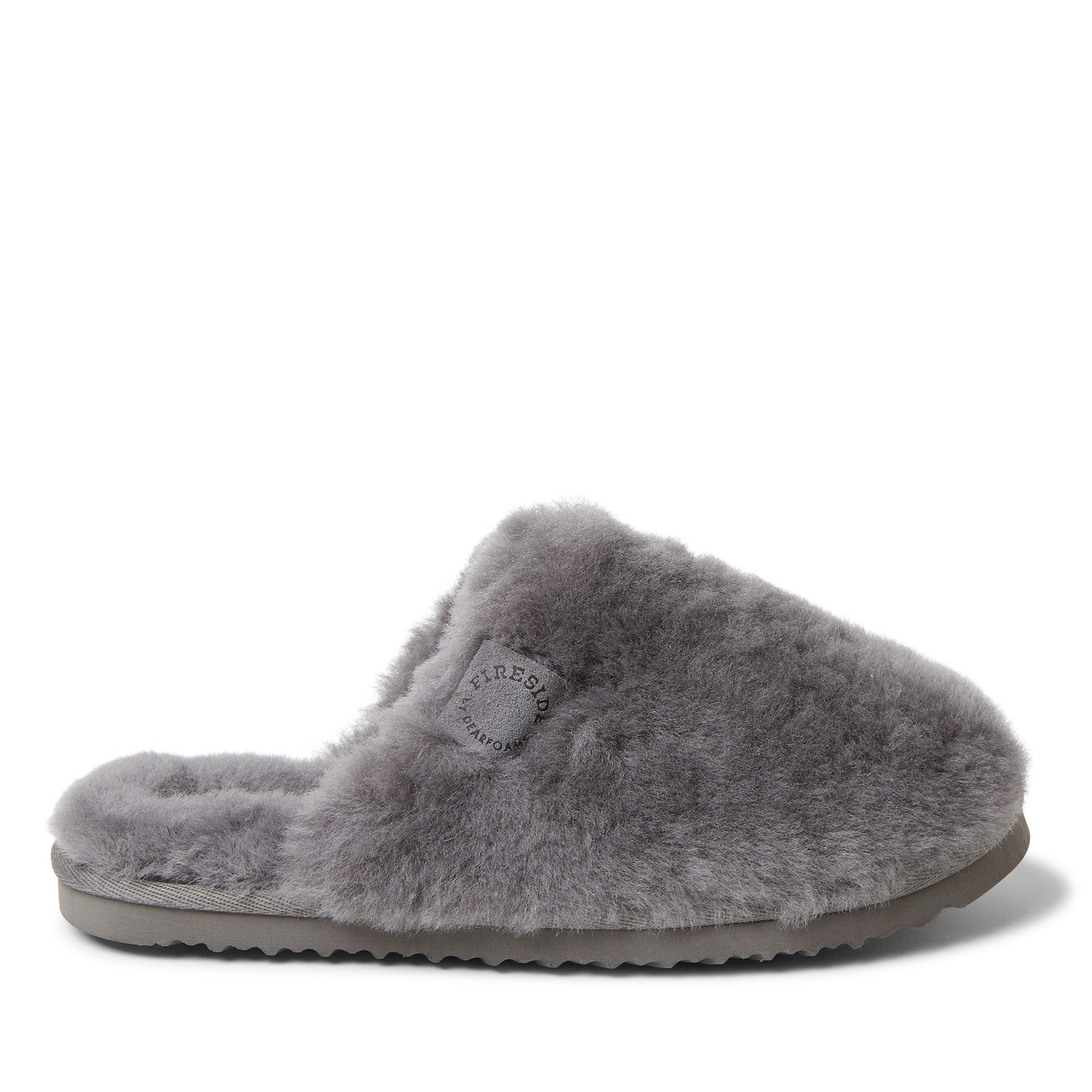 Women's  Fireside By Dearfoams Shelly Beach Genuine Shearling Scuff