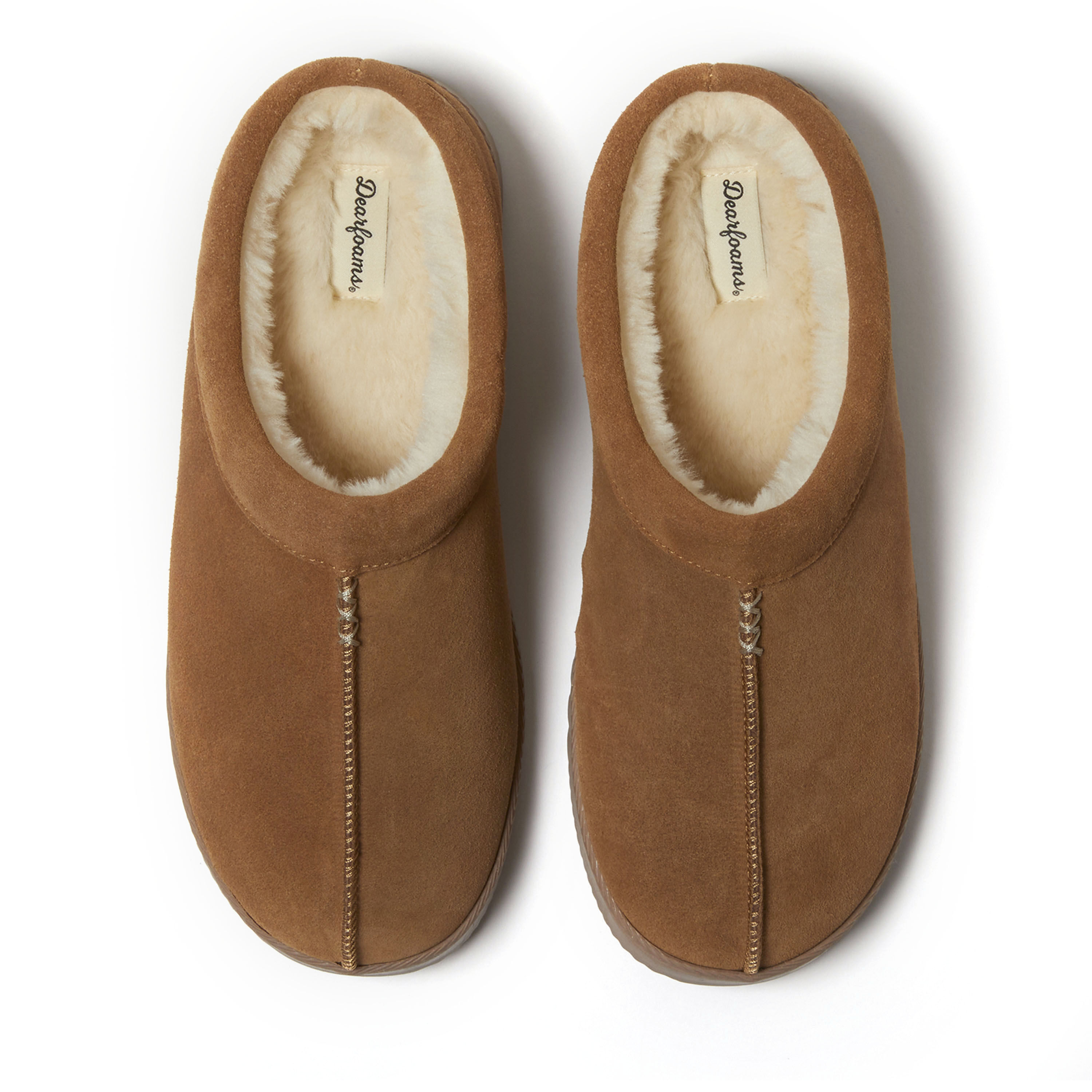 Men's Dean Genuine Suede Clog With Prayer Seam