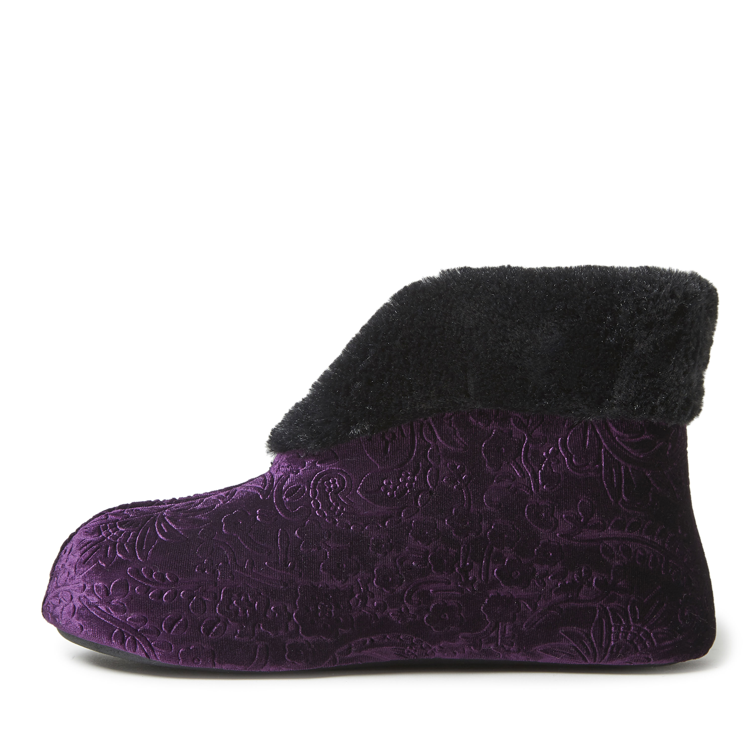 Women s Embossed Velour Bootie