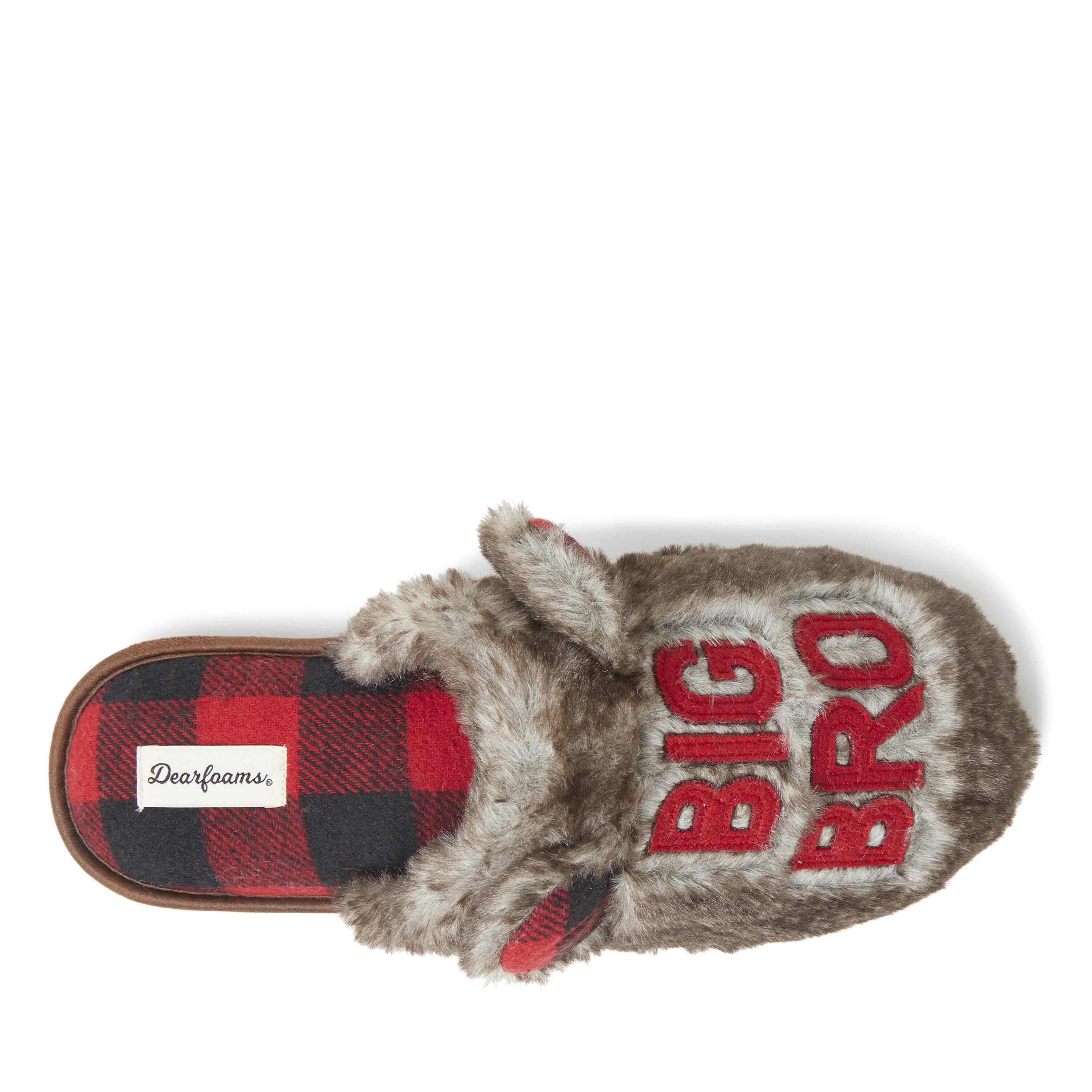 Dearfoams big bro online bear slippers