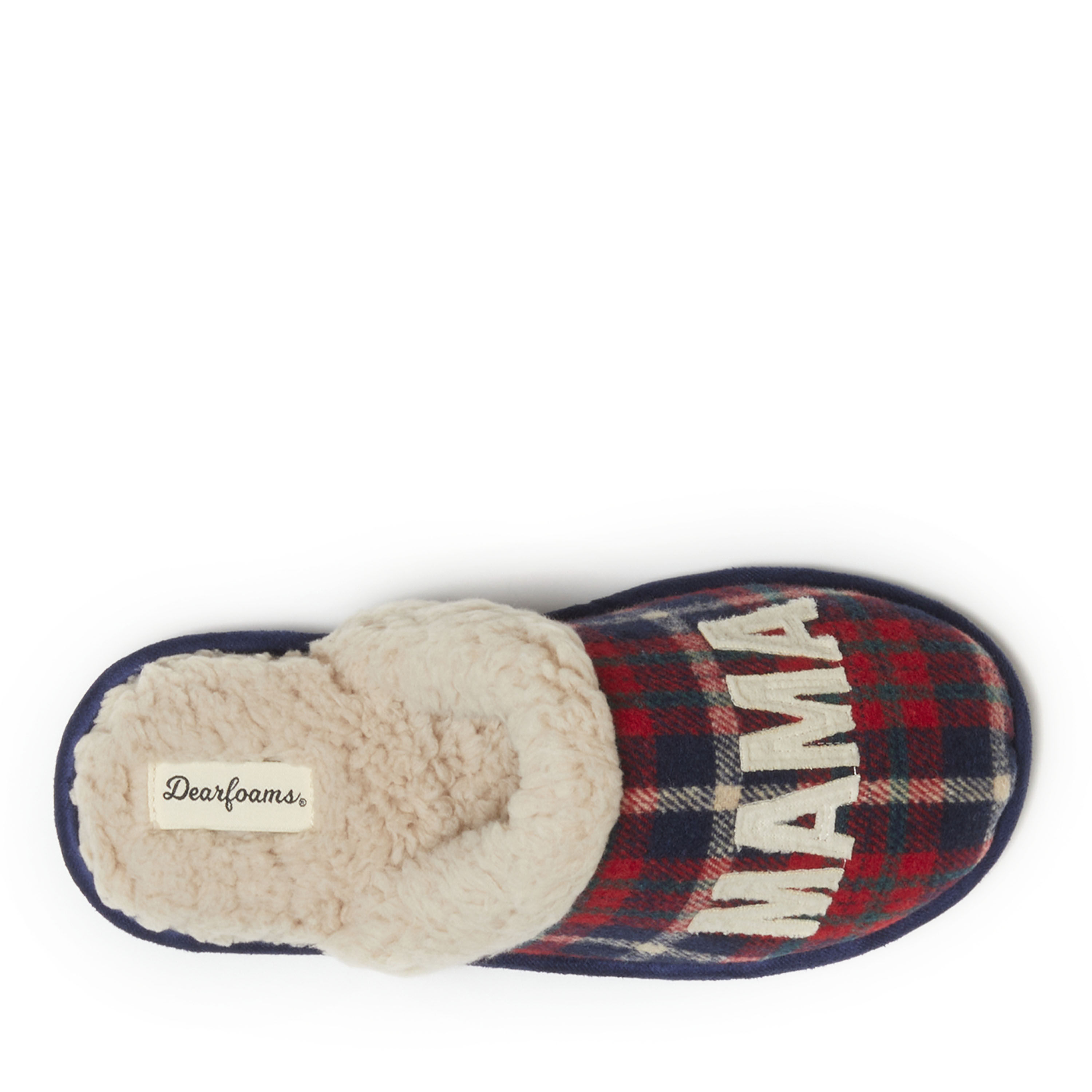 Women's Mama Bear Plaid Scuff