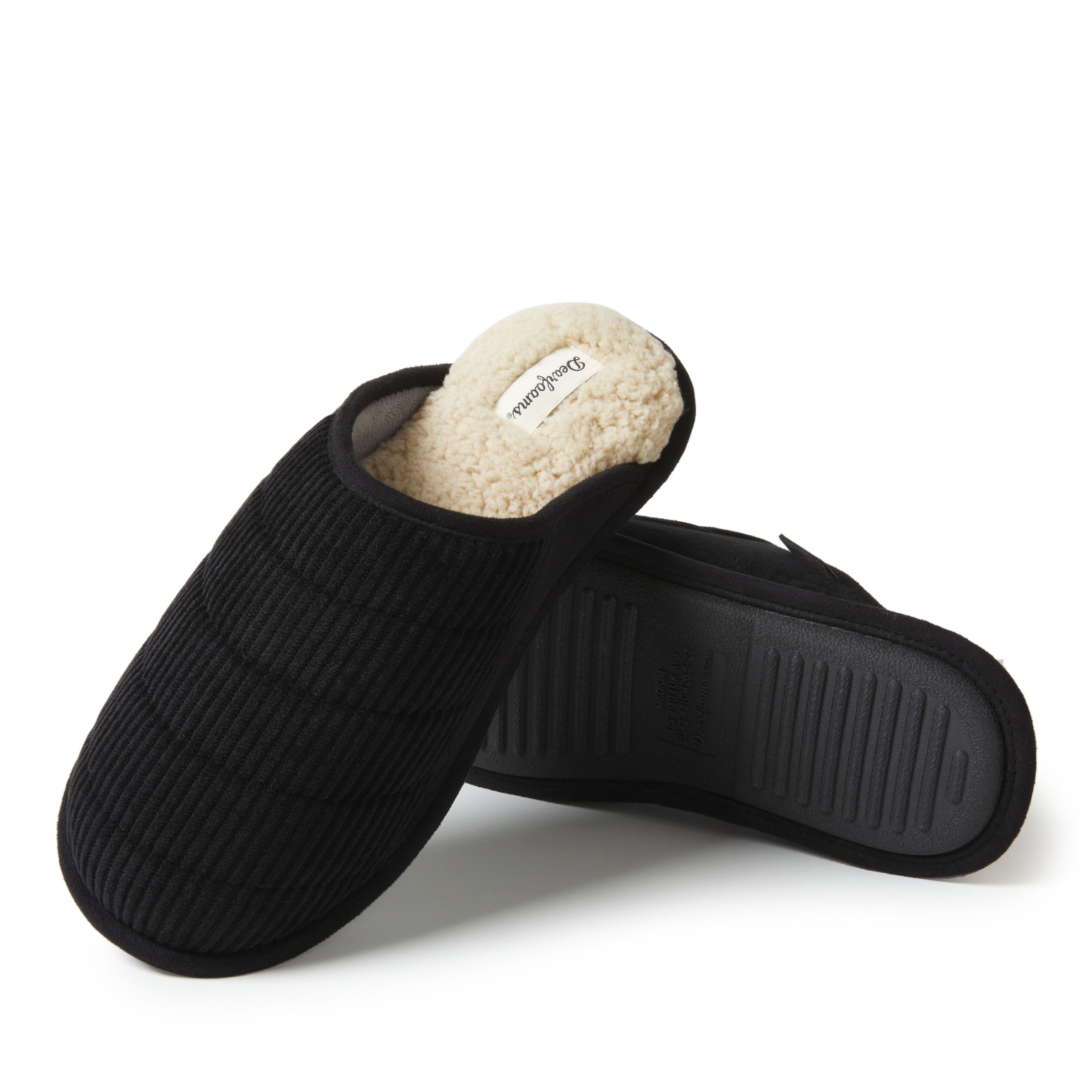 Dearfoam corduroy clearance slippers