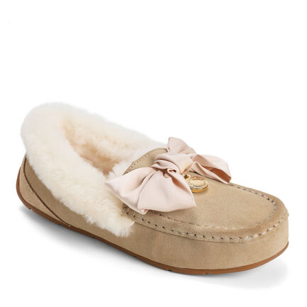 Women's Mel Dream Bow Genuine Shearling Moccasin