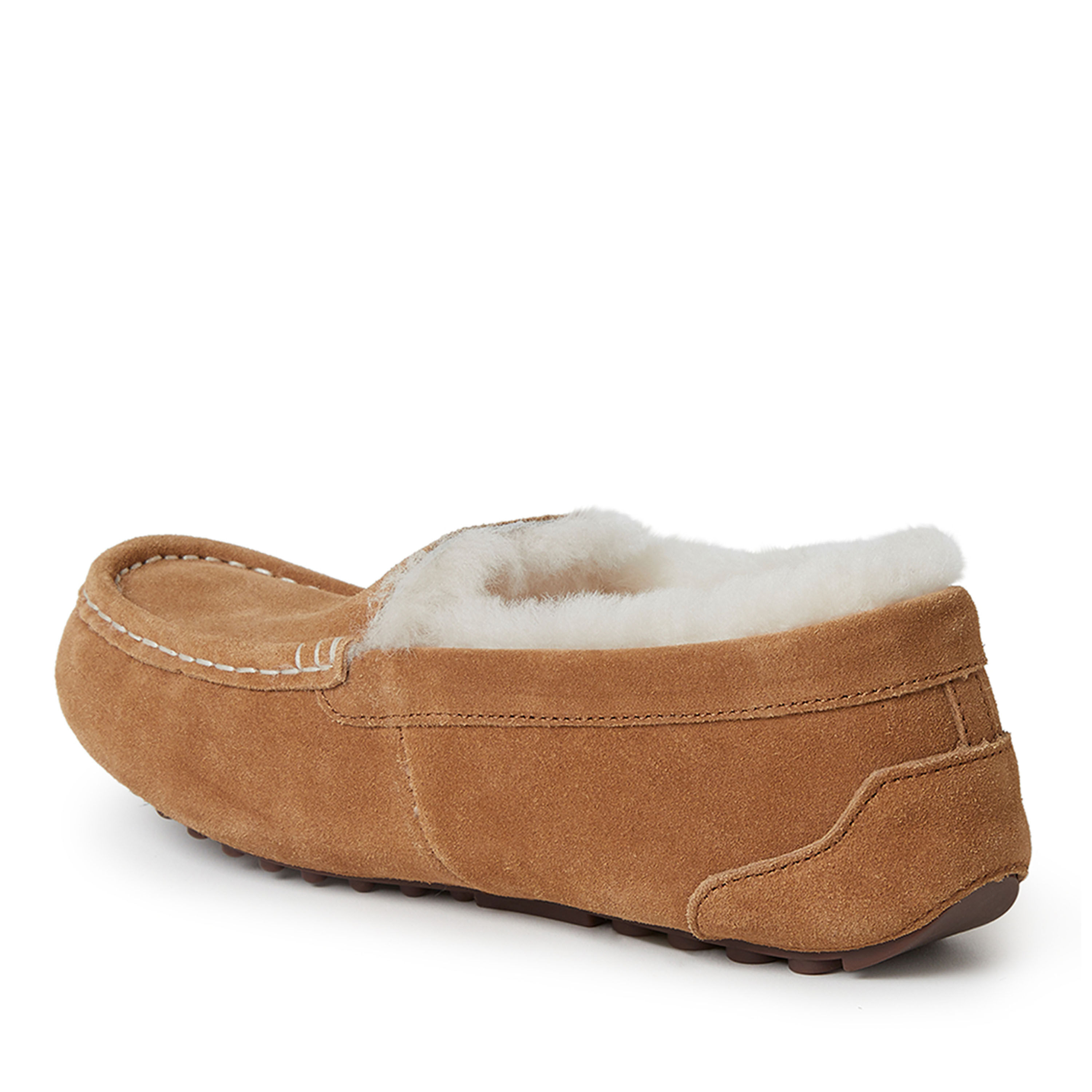 Women's Fireside by Dearfoams Mel Genuine Shearling Moccasin