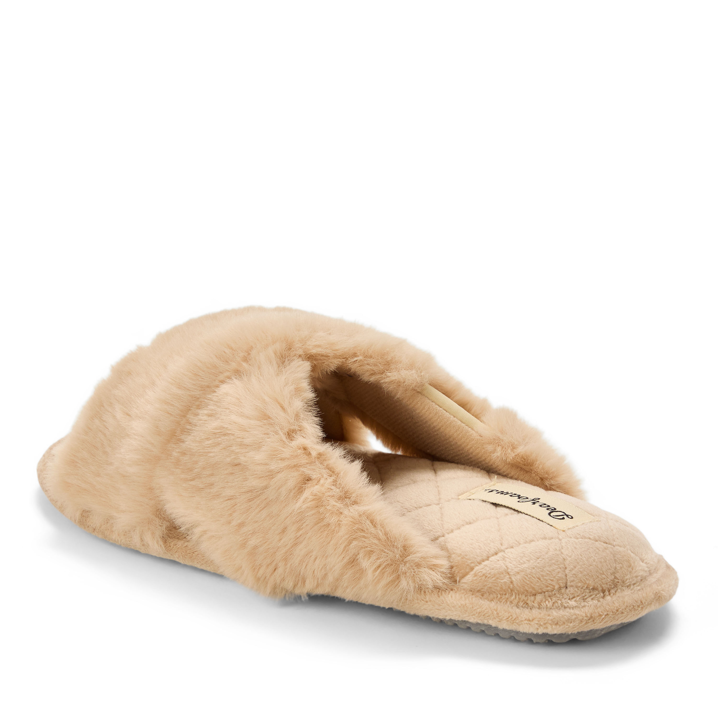 Women's Jessica Furry Crossband Slide Slipper