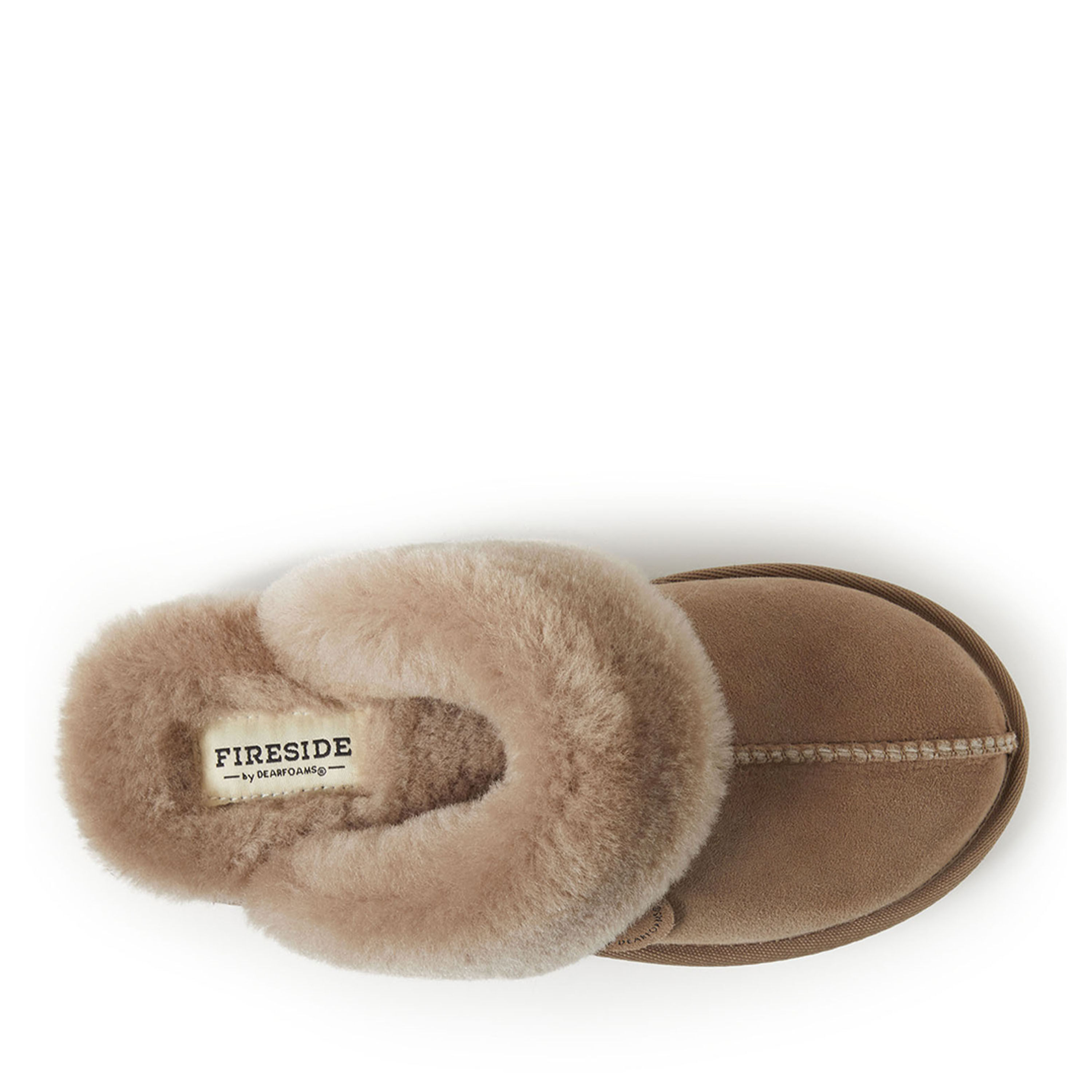 Women's Fireside by Dearfoams Sydney Genuine Shearling Scuff Slipper