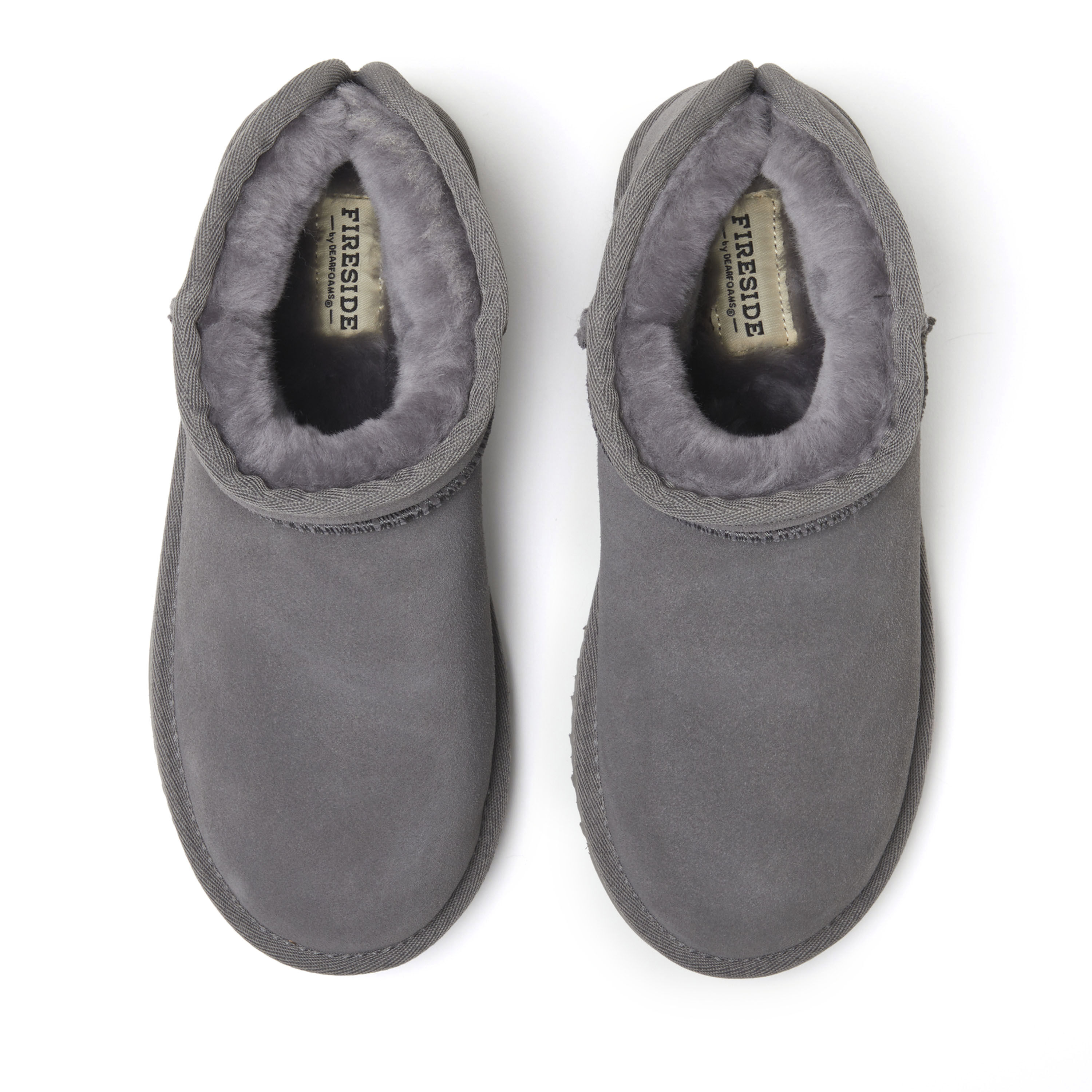 Women's Fireside by Dearfoams Riverland Genuine Shearling Micro Bootie