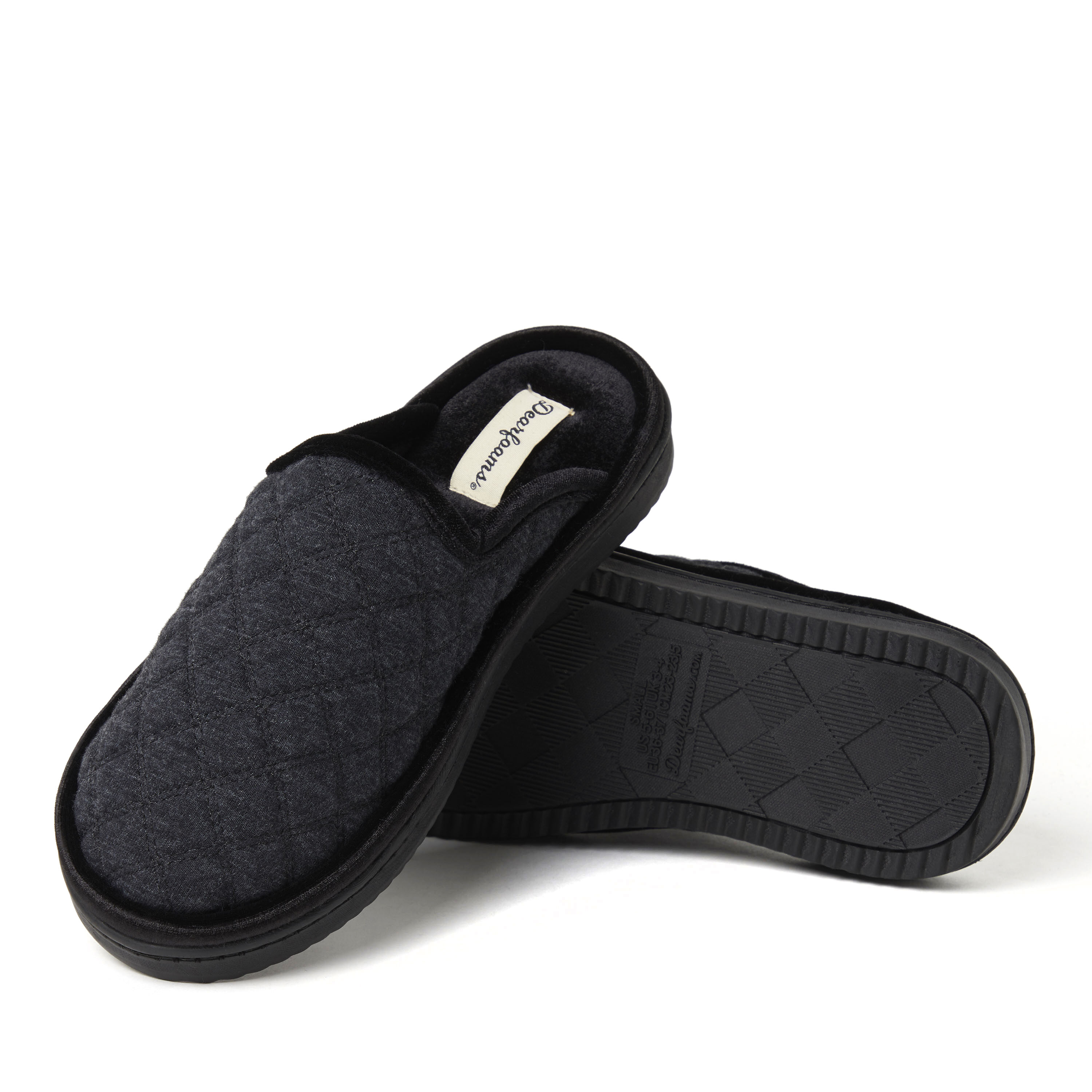 Women's Emily Quilted Jersey Scuff Slipper