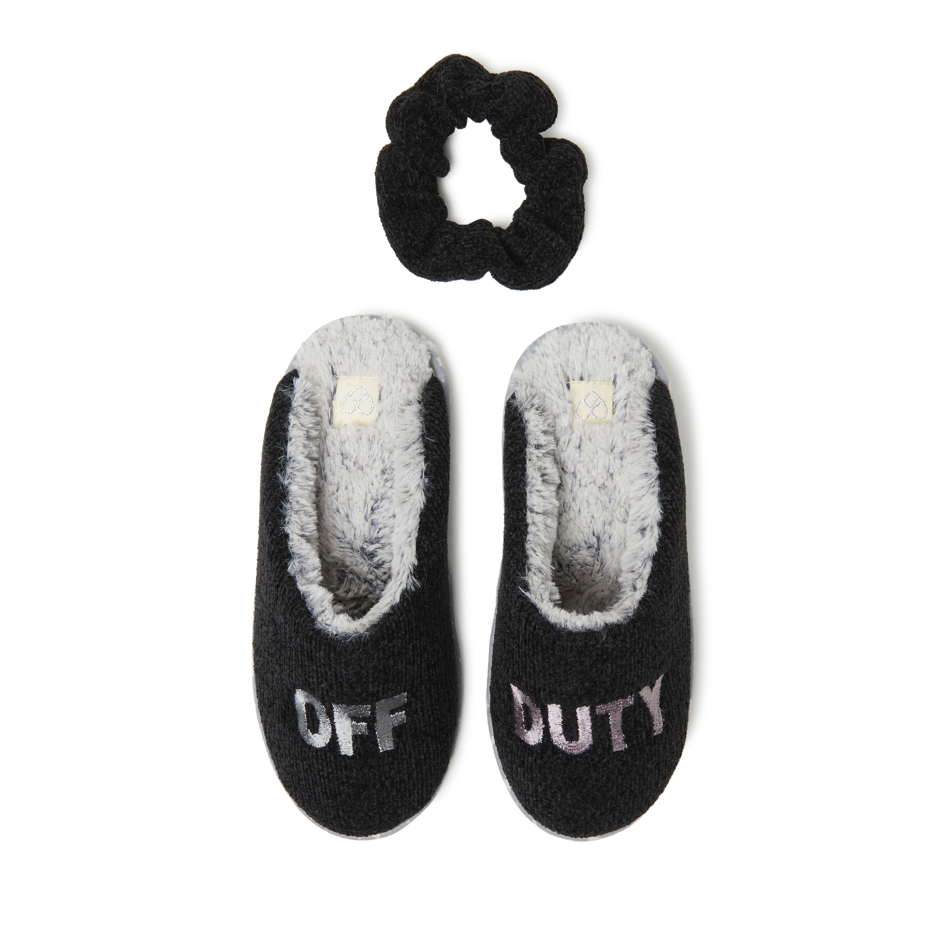 Women's Bailey Chenille Scuff with Scrunchie Slipper