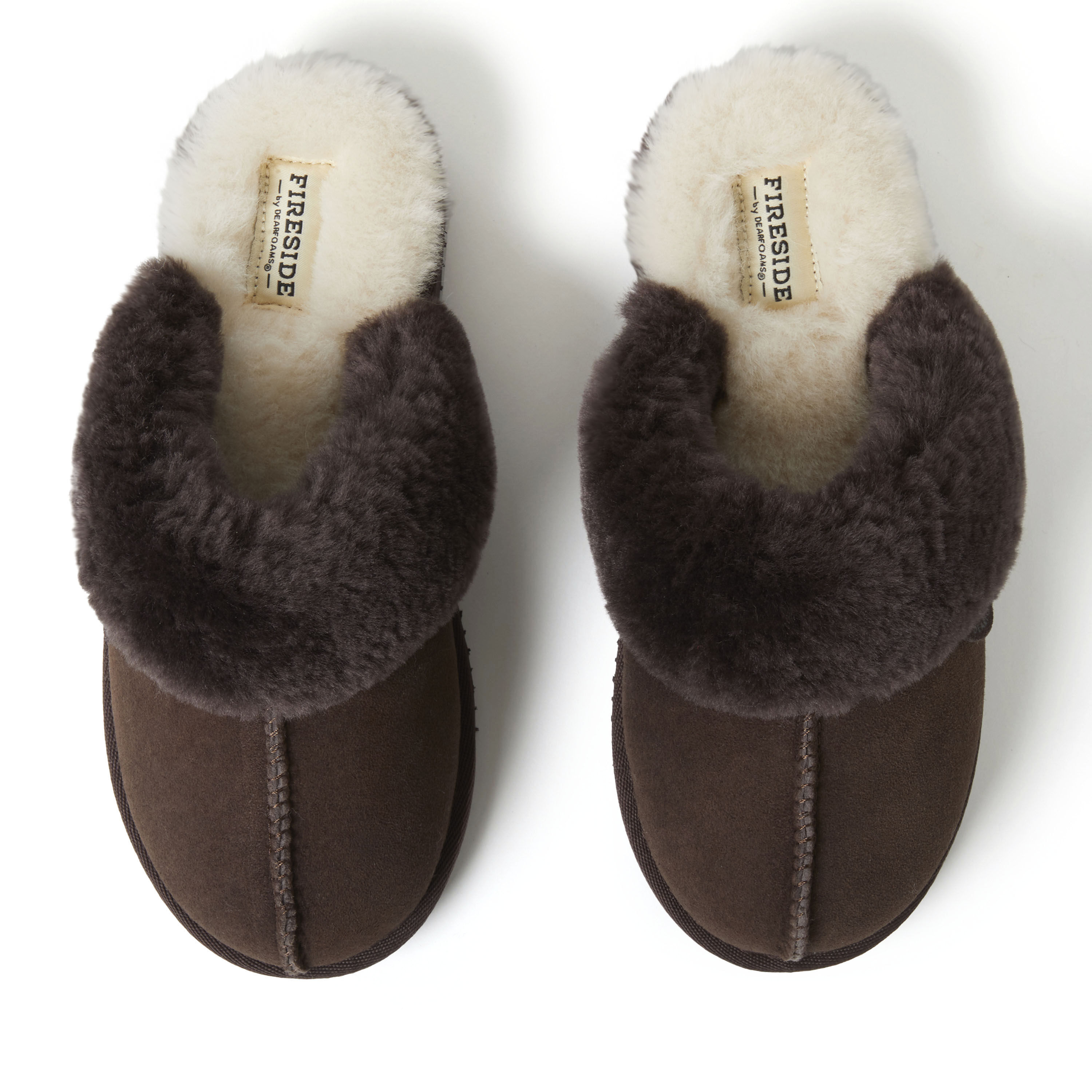 Women's Fireside by Dearfoams Sydney Genuine Shearling Scuff Slipper
