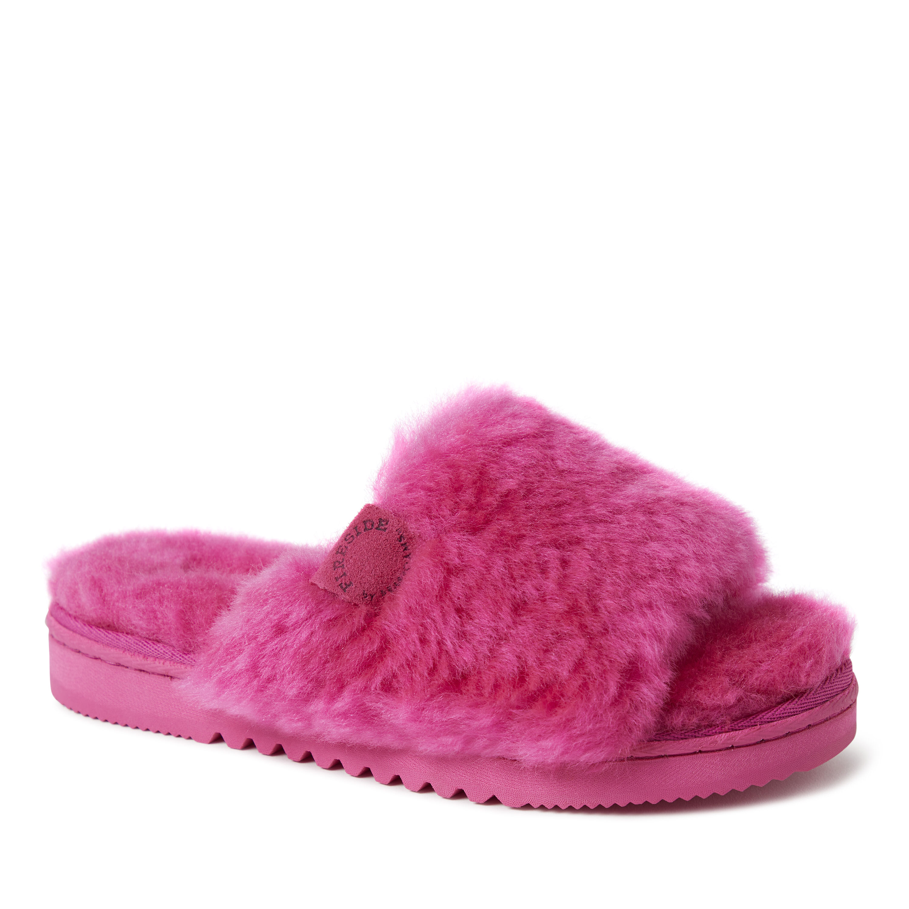 Women s Fireside by Dearfoams Cairns Genuine Shearling Slide