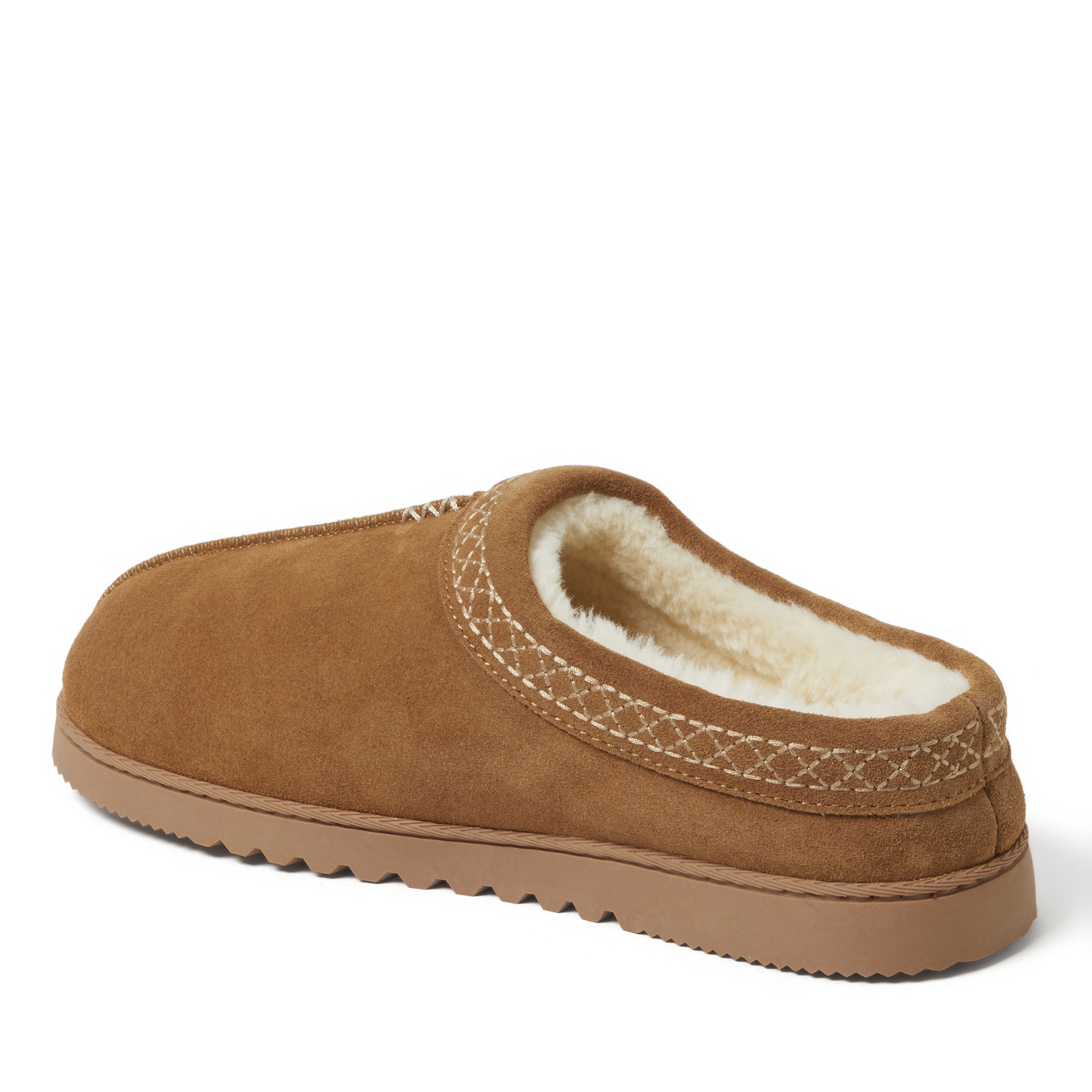 Men's Dean Genuine Suede Clog with Embroidery