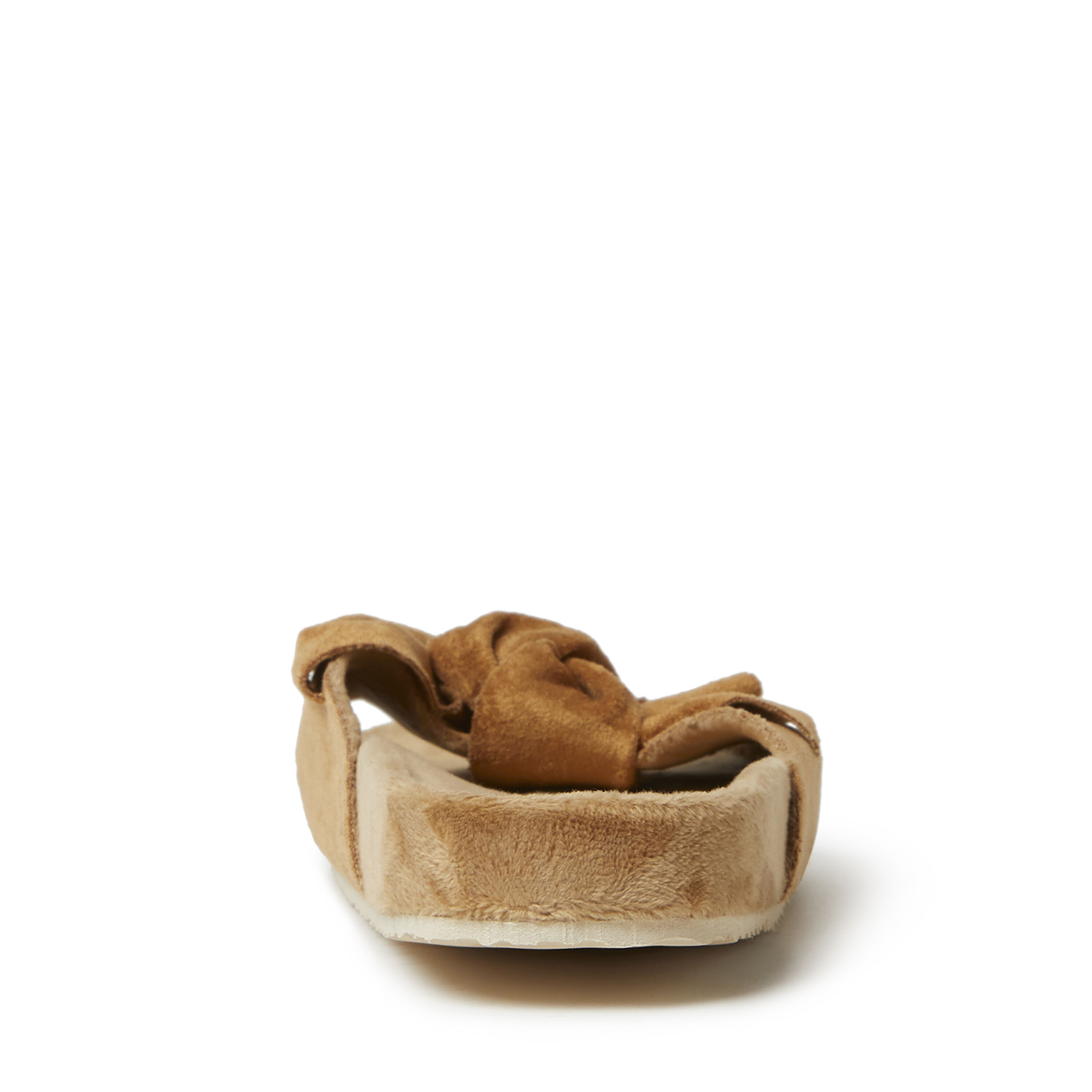 Megan Microsuede Knot Molded Footbed Sandal