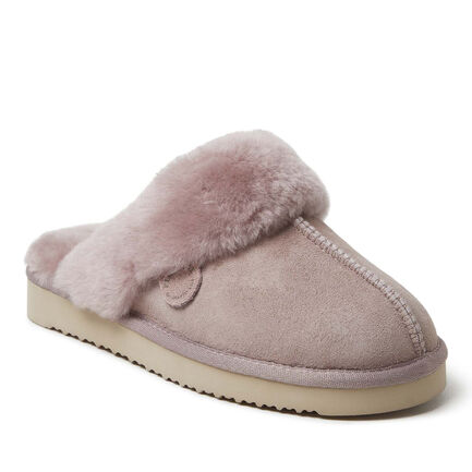 Women's Fireside by Dearfoams Sydney Genuine Shearling Scuff Slipper