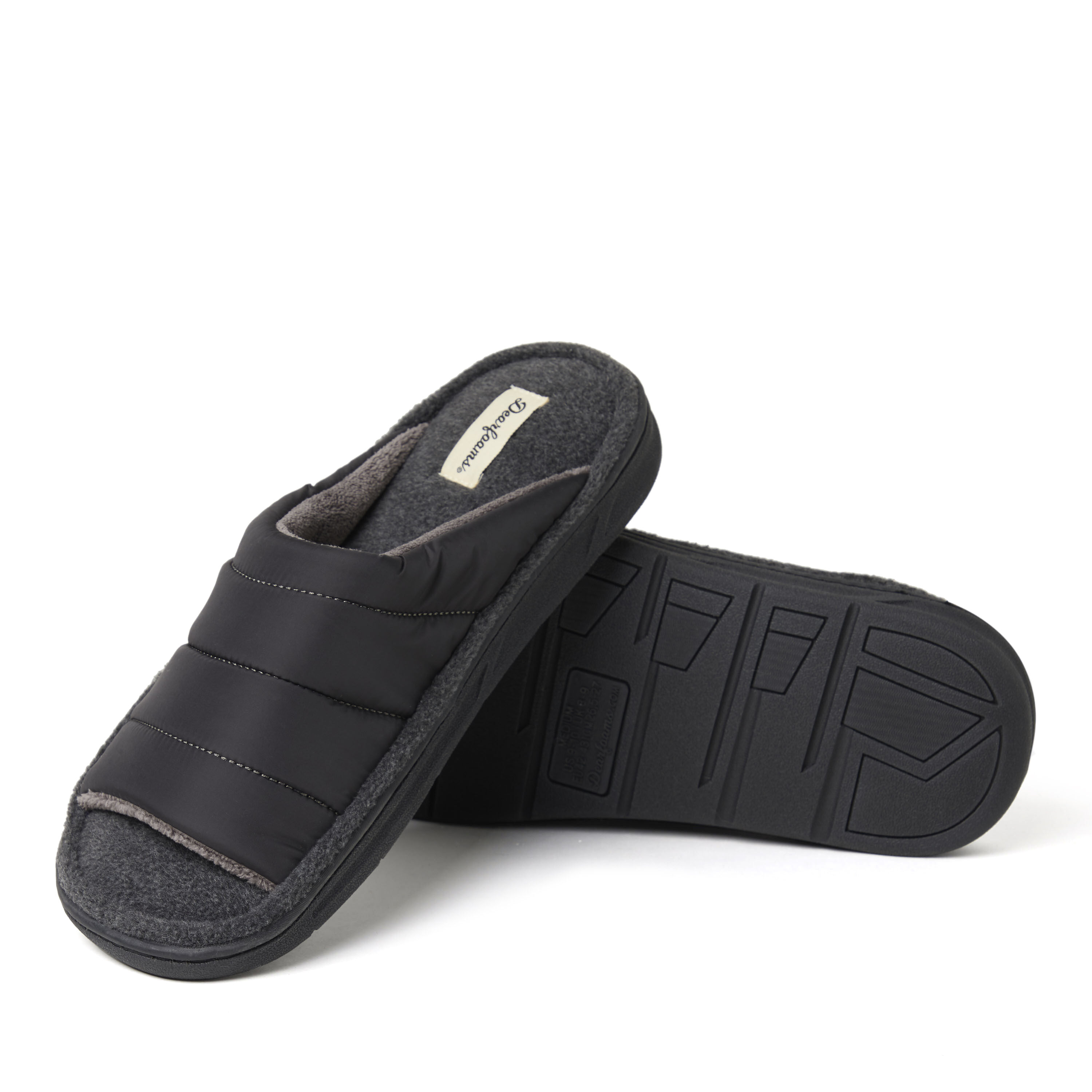 Men s Max Quilted Nylon Slide Slipper
