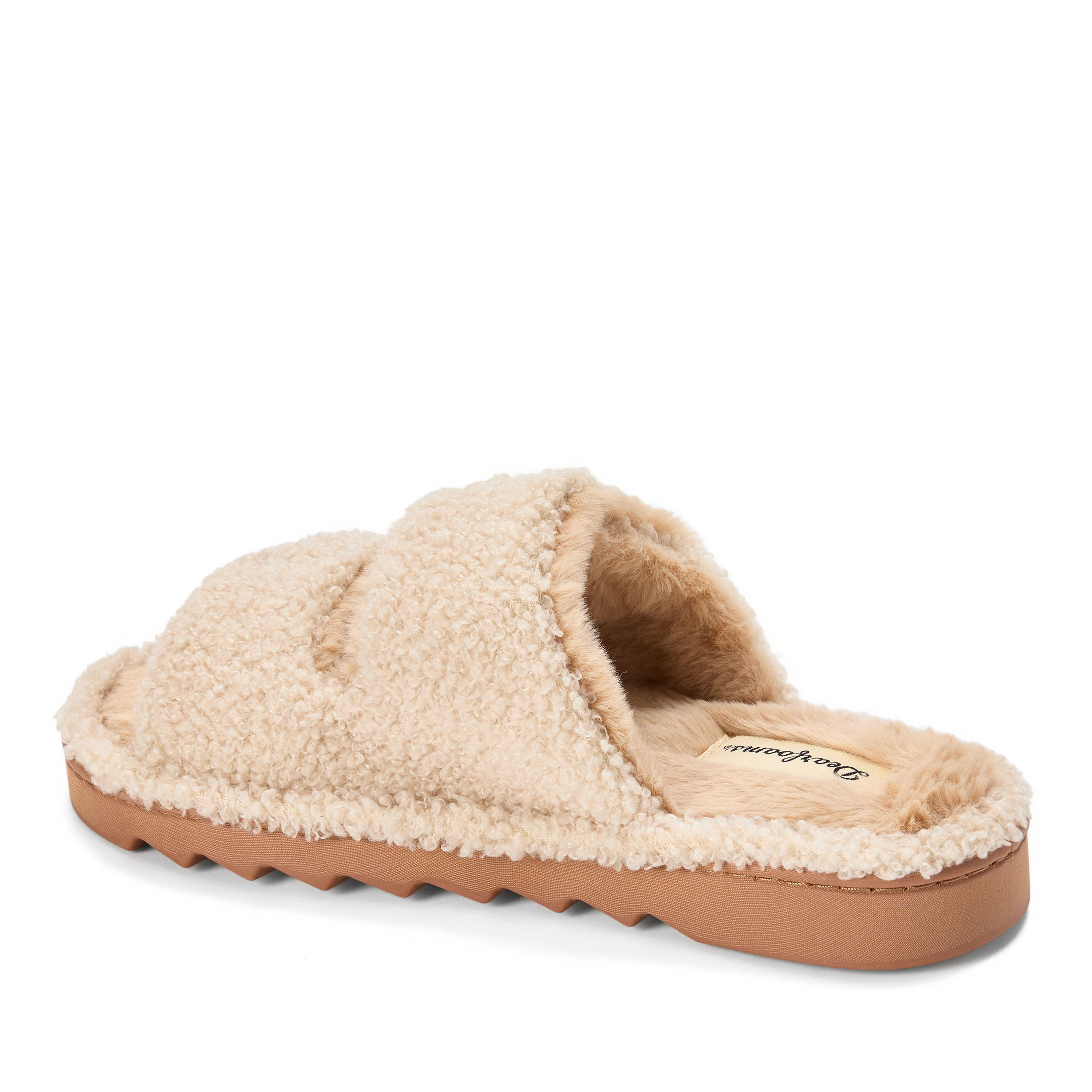 Women's Regina Teddy Double Band Slide