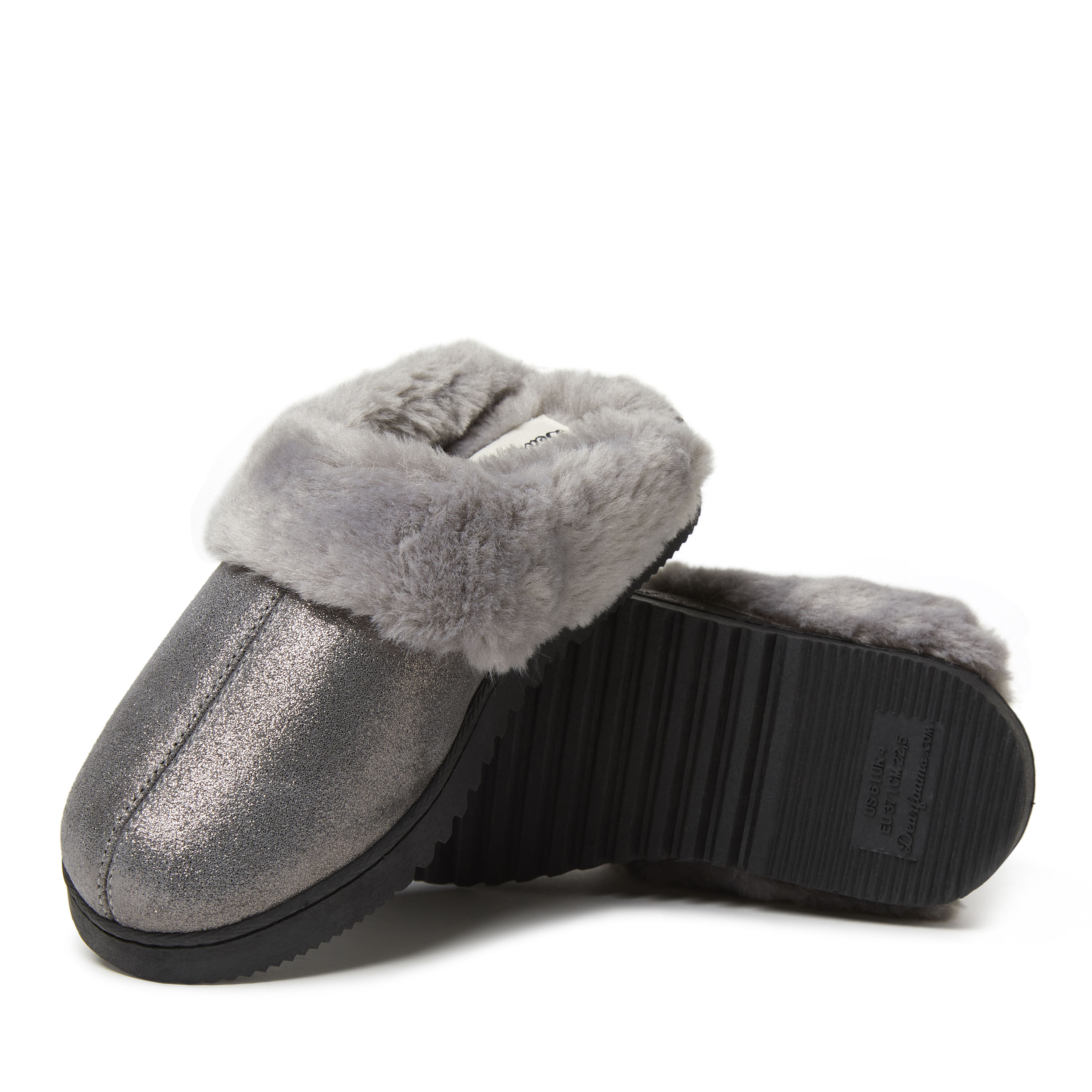 Women's Genuine Suede Closed Toe Scuff Slipper