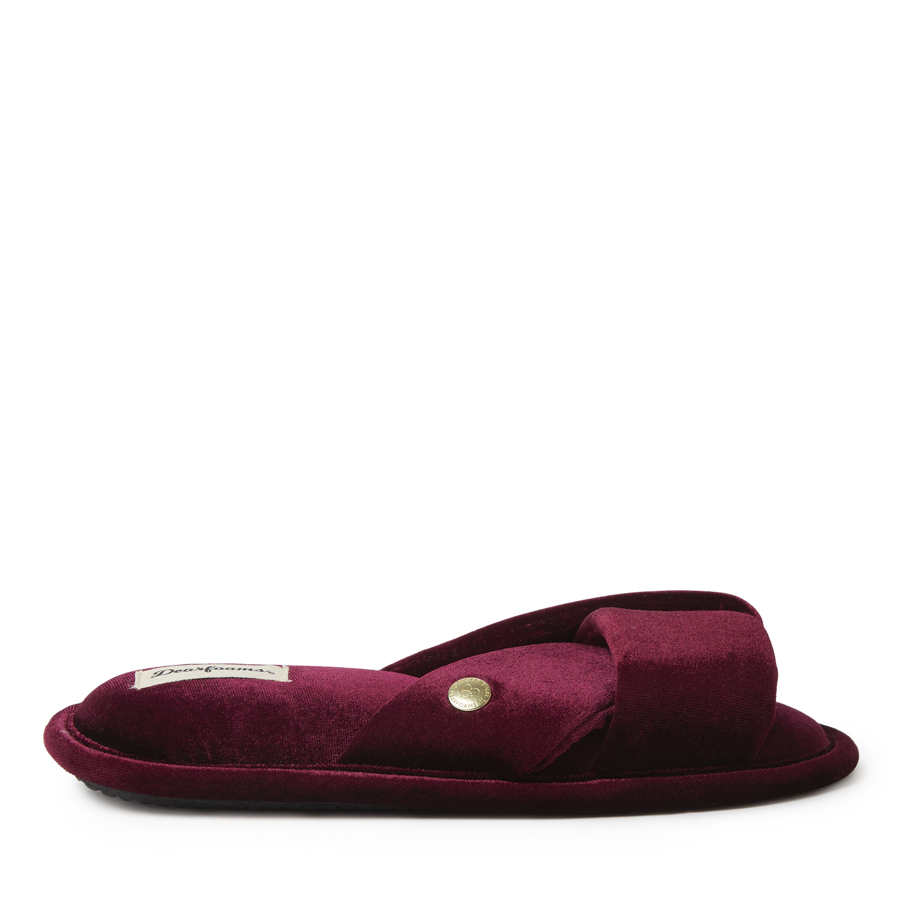Women's Jules Shiny Velour Twist Vamp Slide