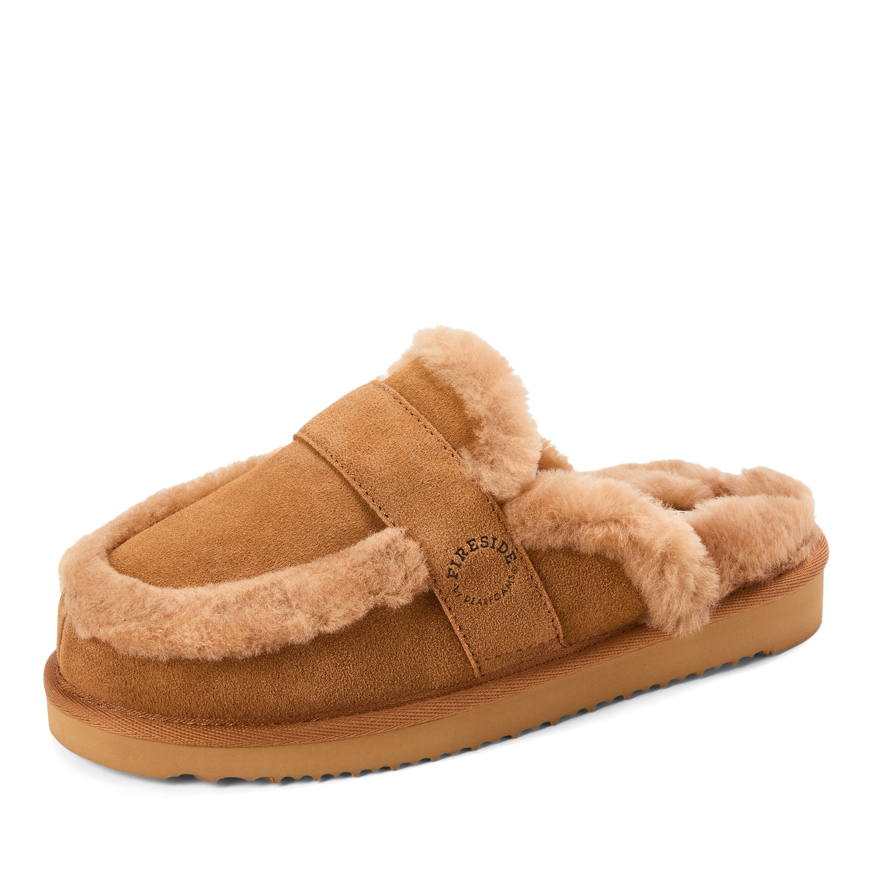 Women's Fireside by Dearfoams Richmond Genuine Shearling Scuff