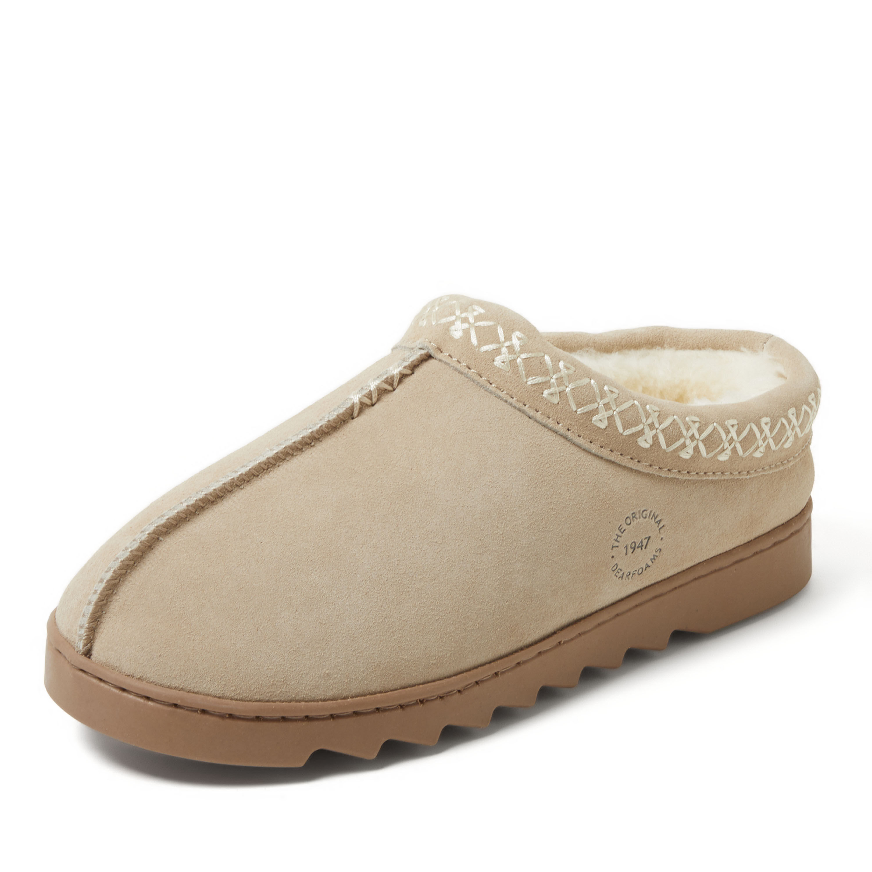 Women's Doreen Genuine Suede Clog with Embroidery