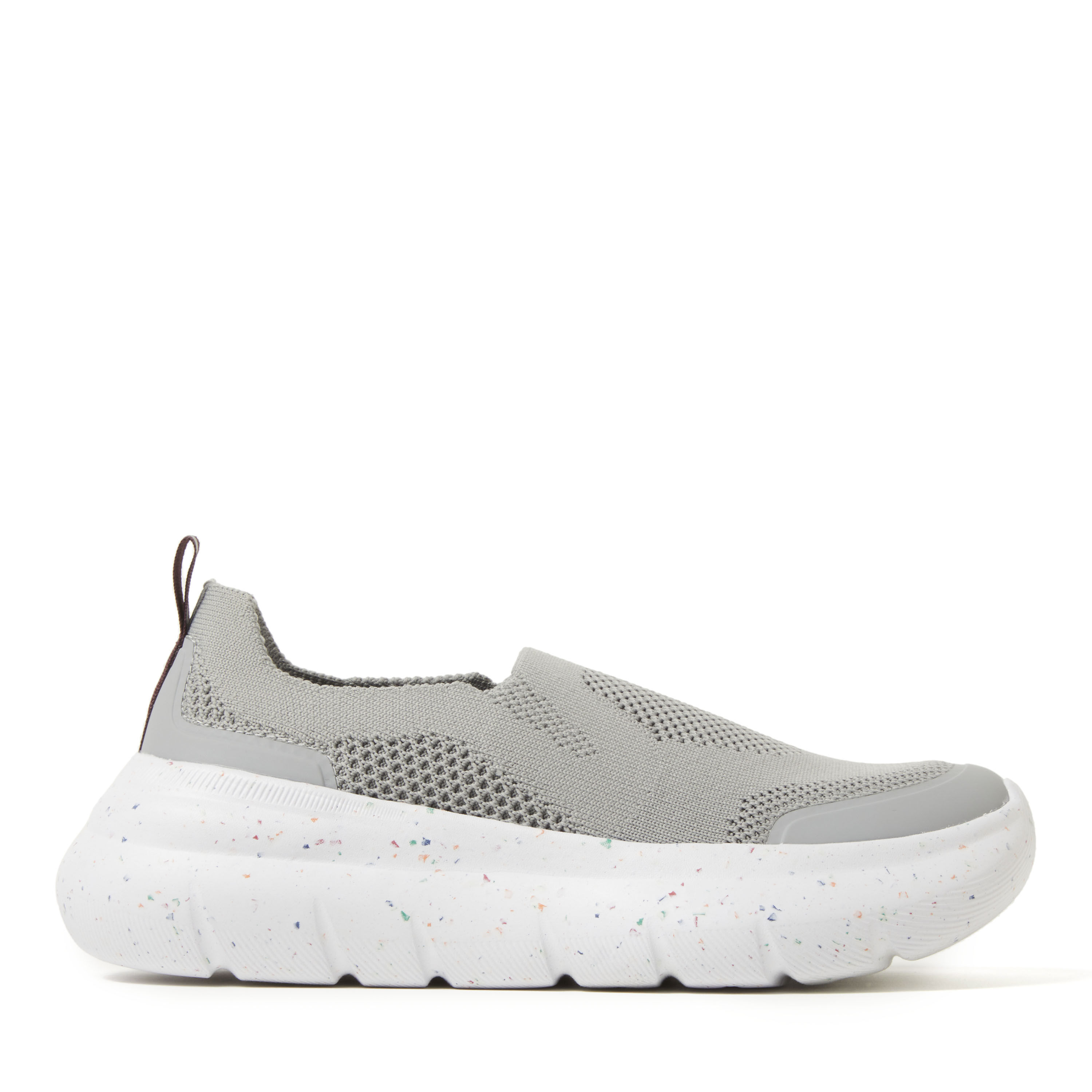 Dearfoams Women's Regrind Crimson Lightweight Slip-On Sneaker - Sleet Size 7