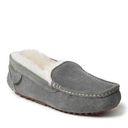 Women's Fireside by Dearfoams Mel Genuine Shearling Moccasin