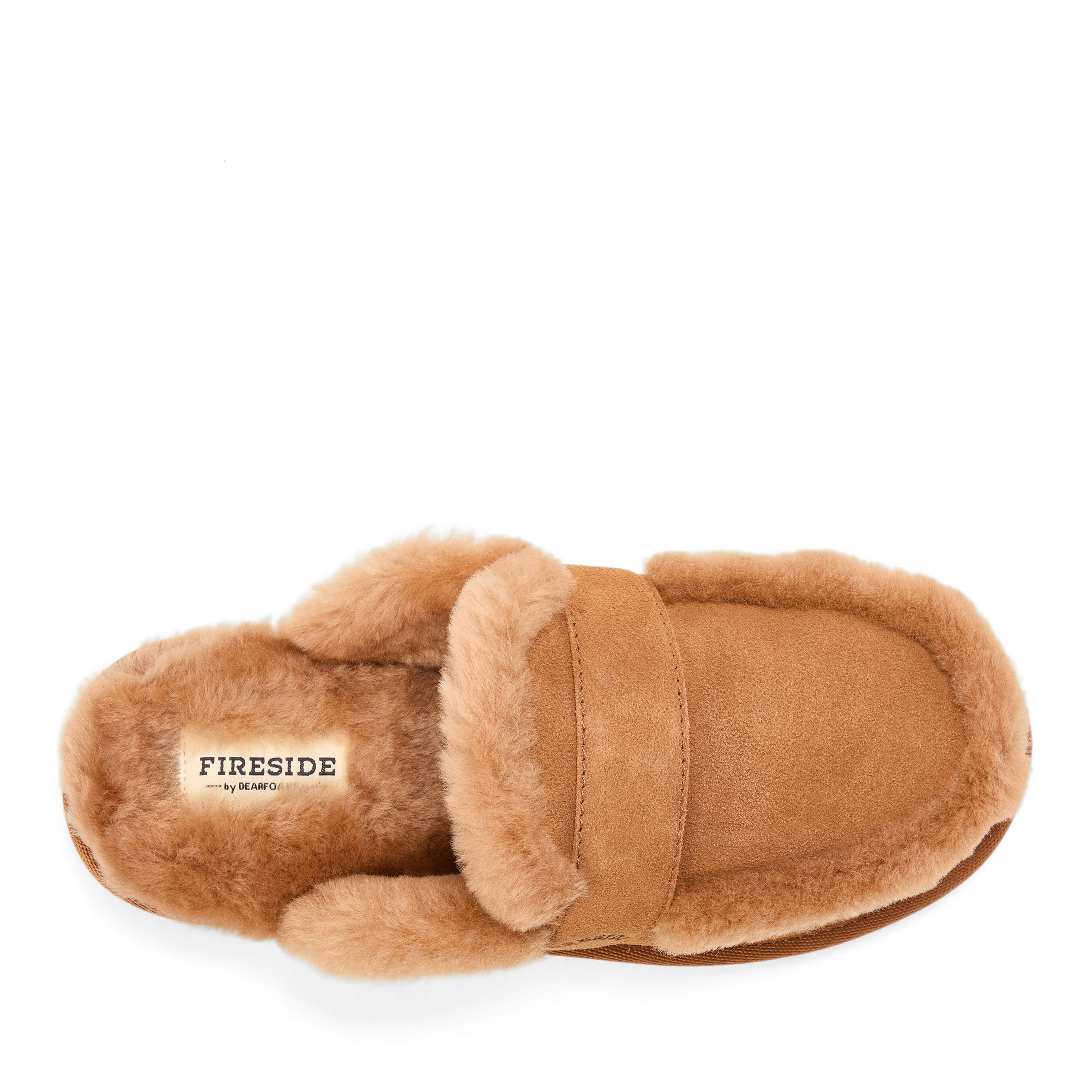 Women's Fireside by Dearfoams Richmond Genuine Shearling Scuff