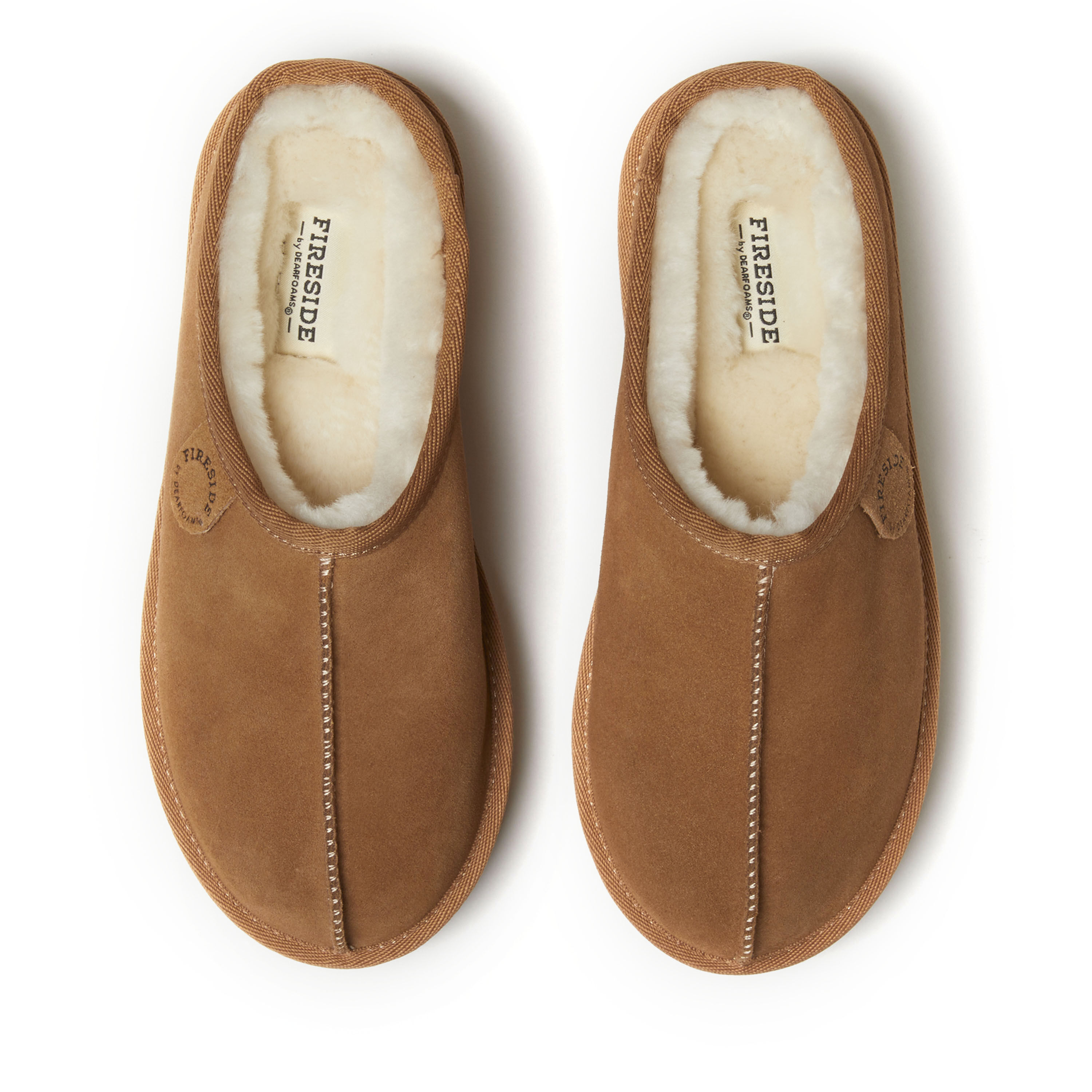 Women's Fireside by Dearfoams Queenstown Platform Genuine Shearling Clog