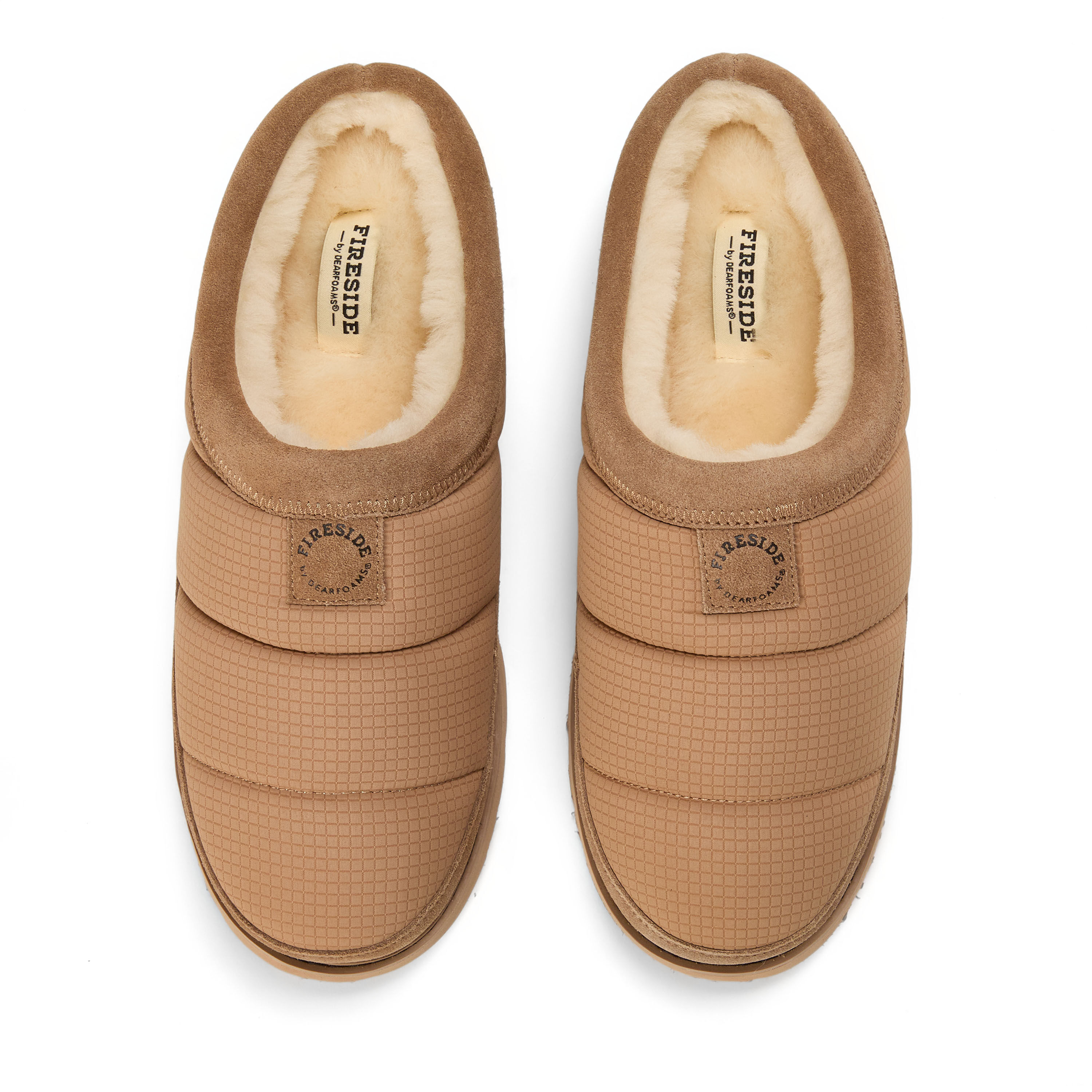 Men's Fireside by Dearfoams Grafton Sport Nylon Puff Clog - Water Repellent