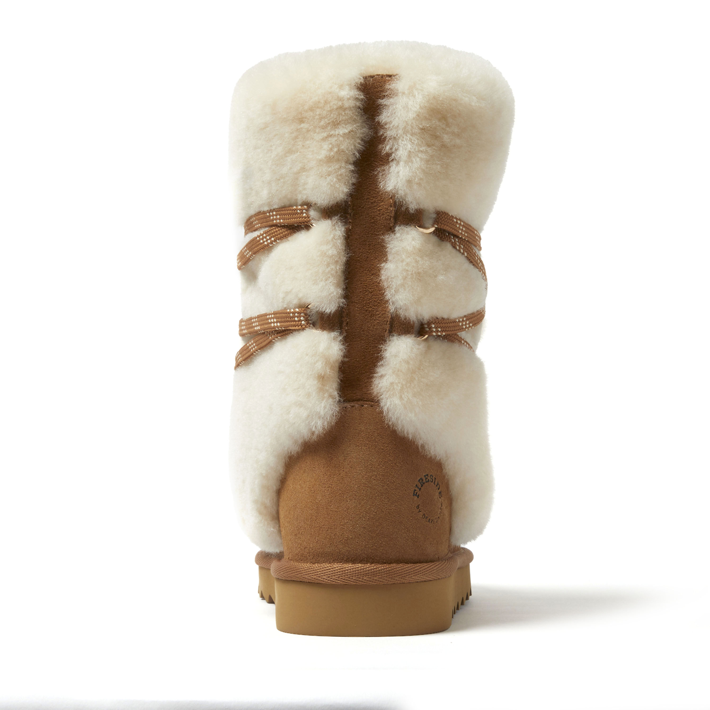 Women's Fireside by Dearfoams Kalamunda Genuine Shearling Boot