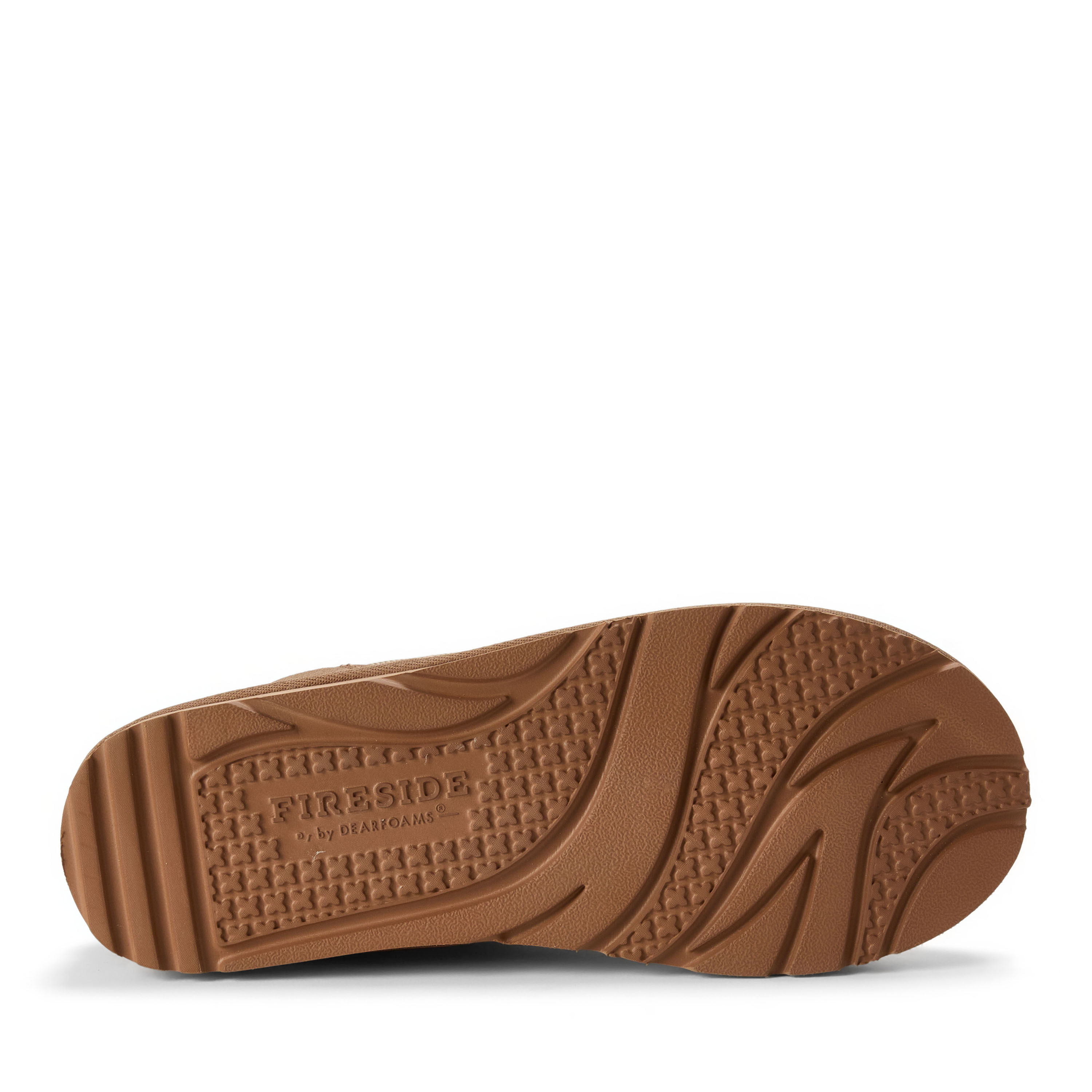 Women's Fireside by Dearfoams Sport Knit And Suede Slip On Shoetie - Water Repellent