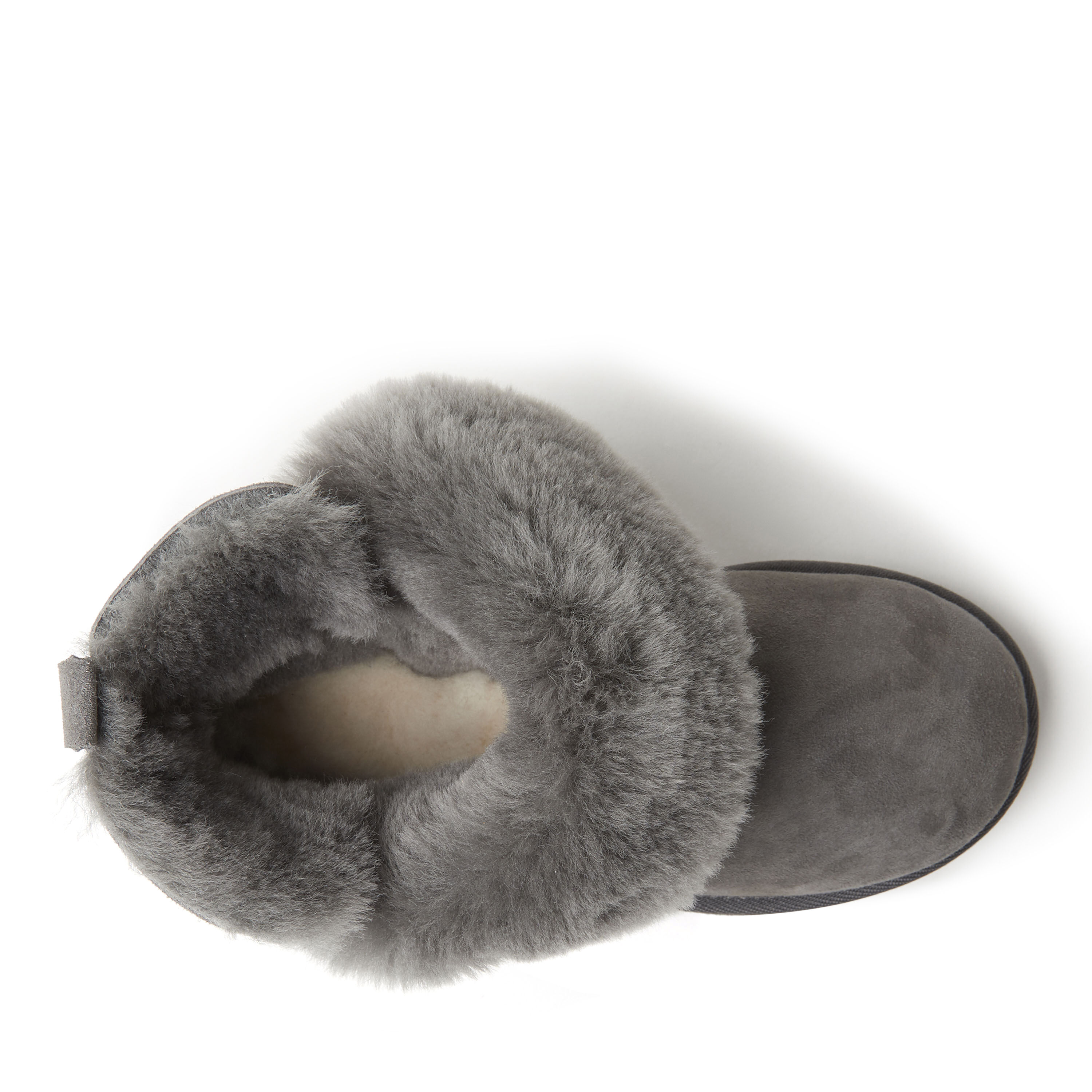 Dearfoams women's fireside perth shearling foldover boot slipper store