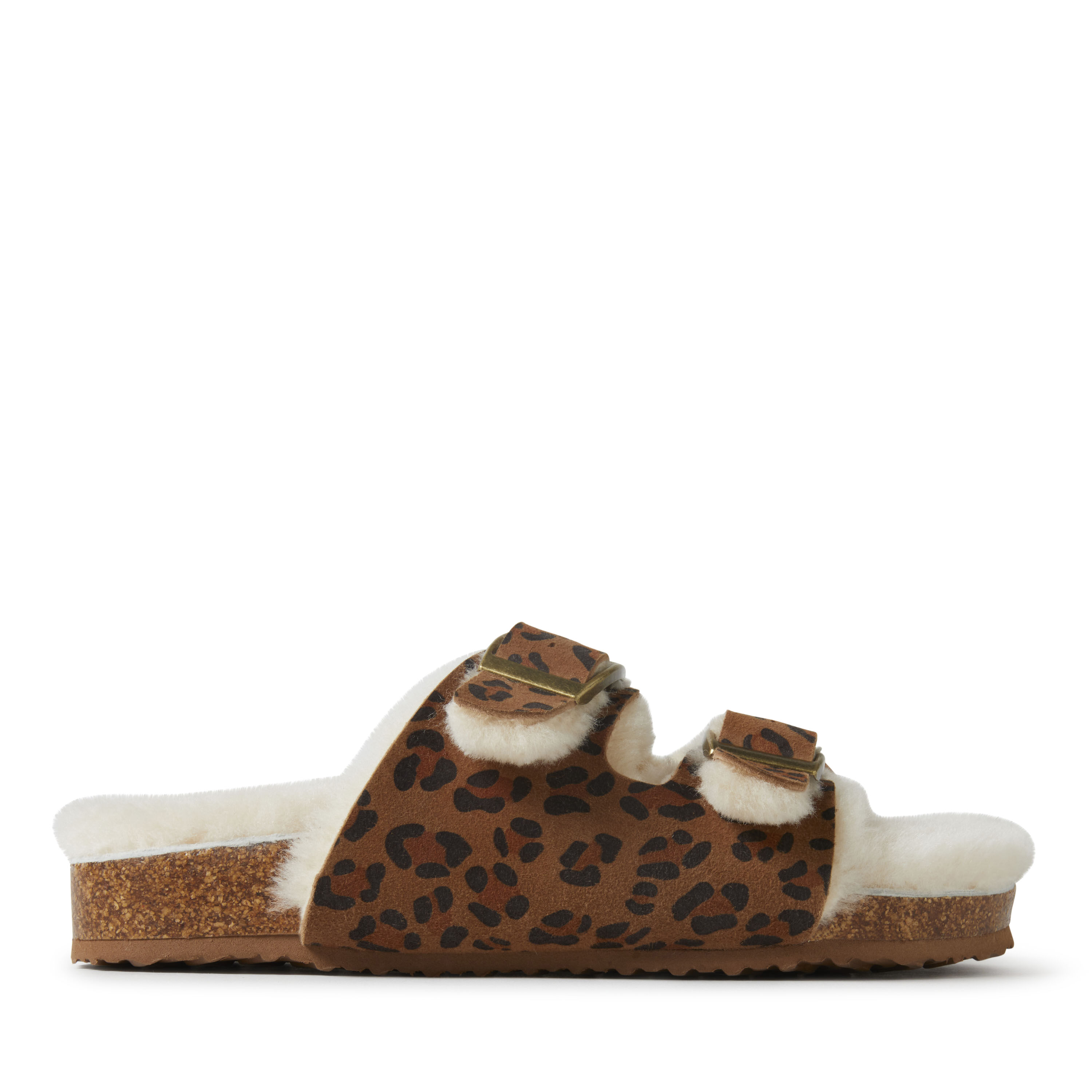 Women's Fireside by Dearfoams Tamworth Cork Molded Footbed Double Band Slide