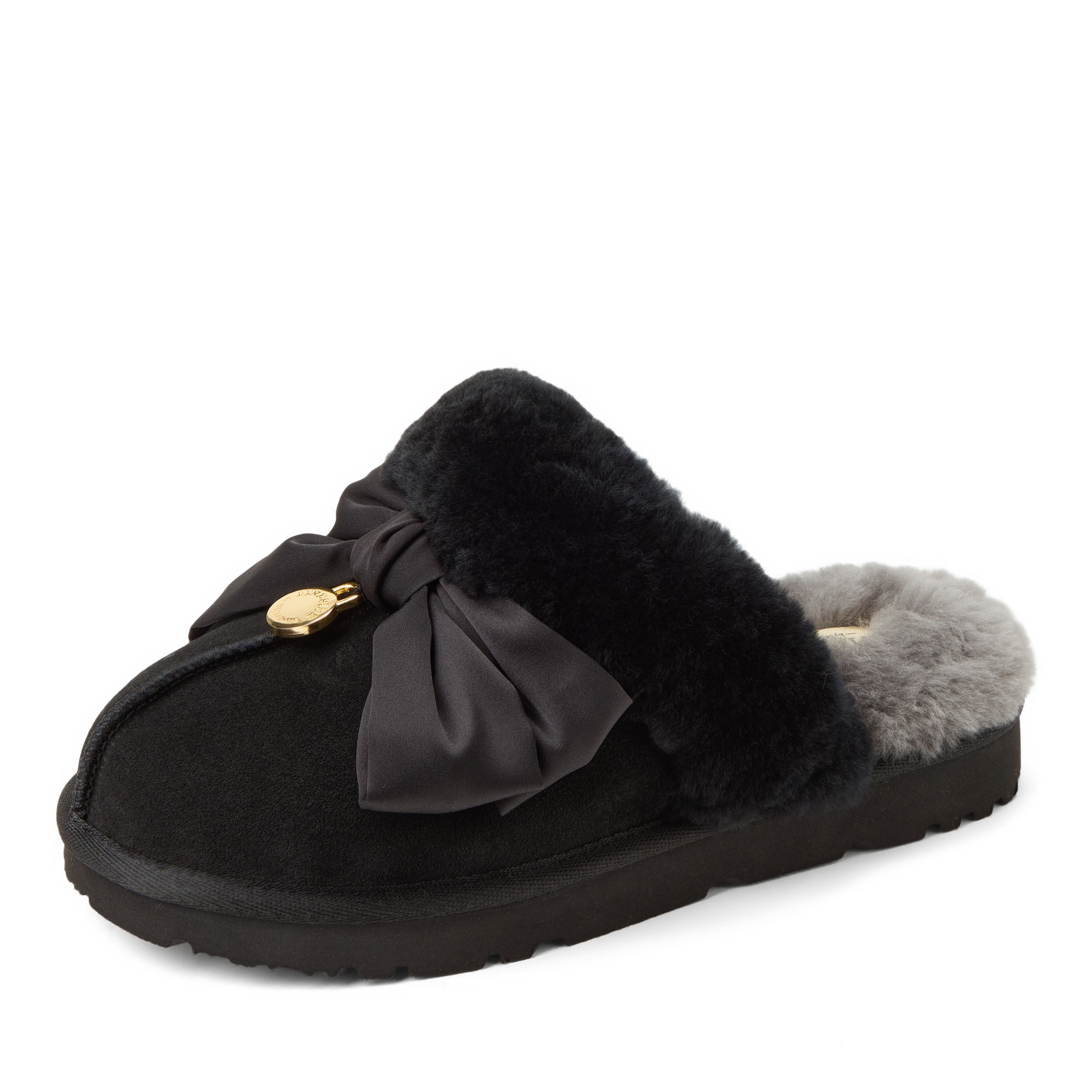 Women's Sydney Dream Bow Genuine Shearling Scuff