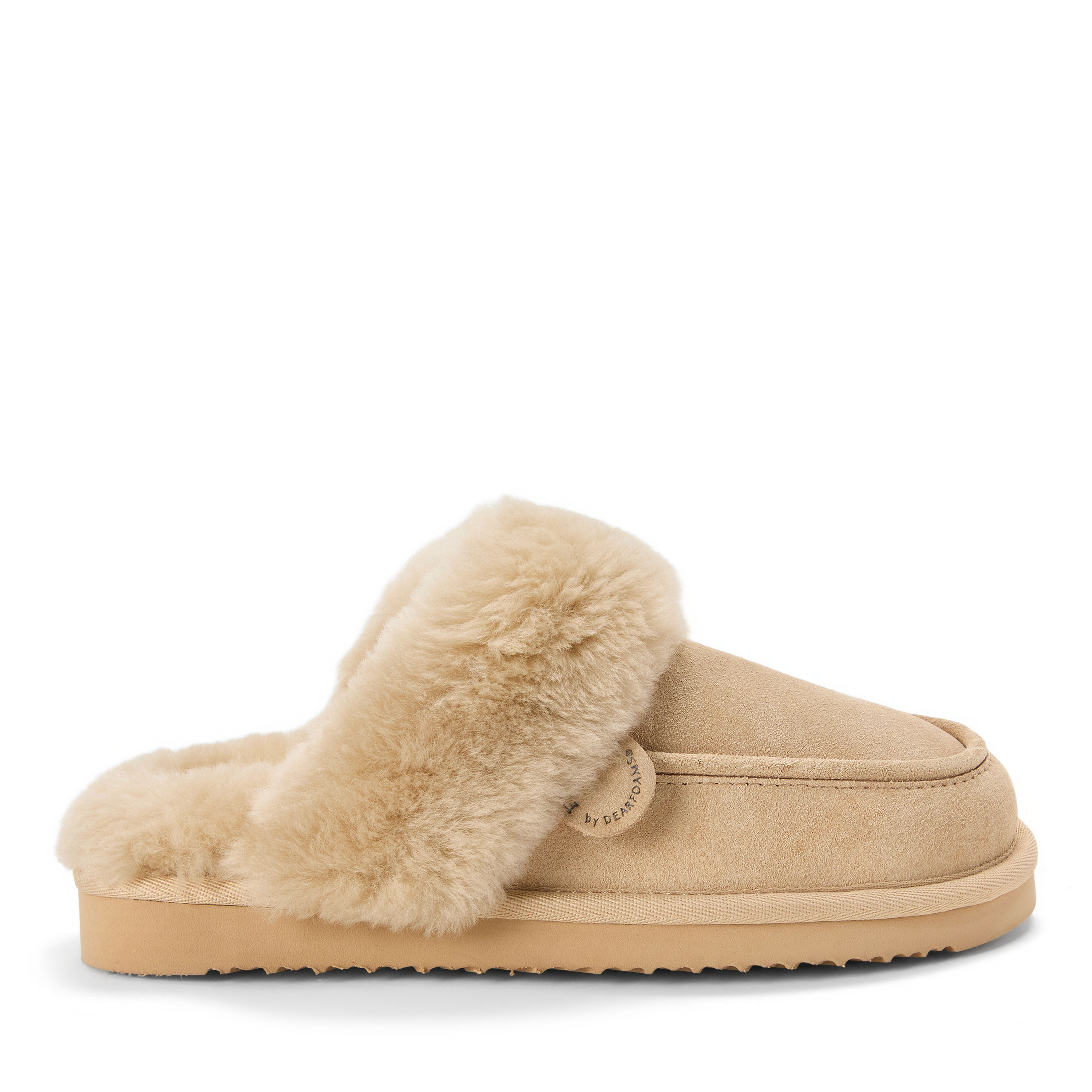 Women's Fireside by Dearfoams Melville Genuine Shearling Scuff