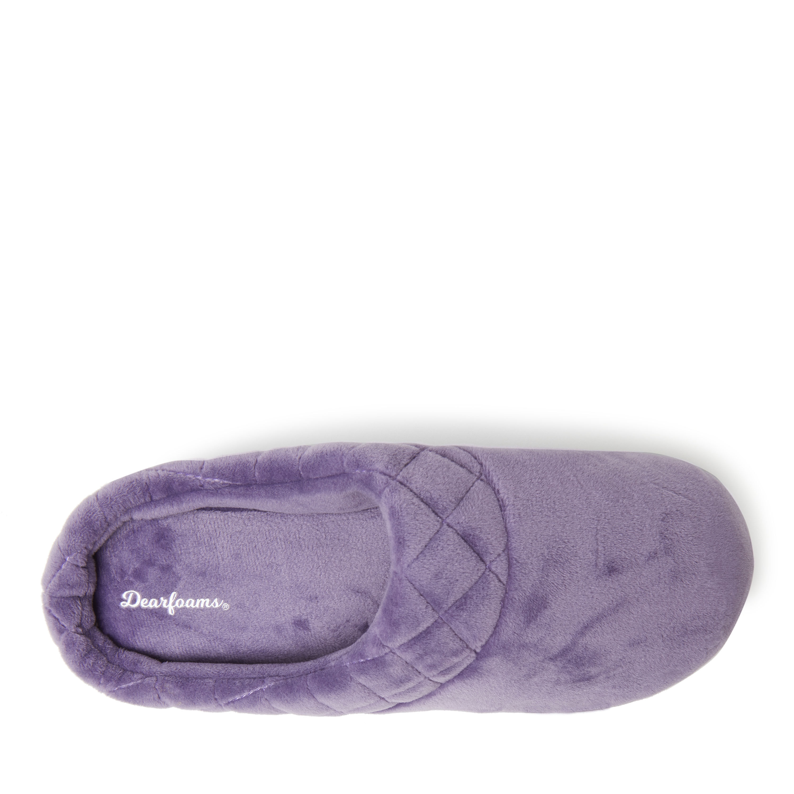Purple sales dearfoam slippers