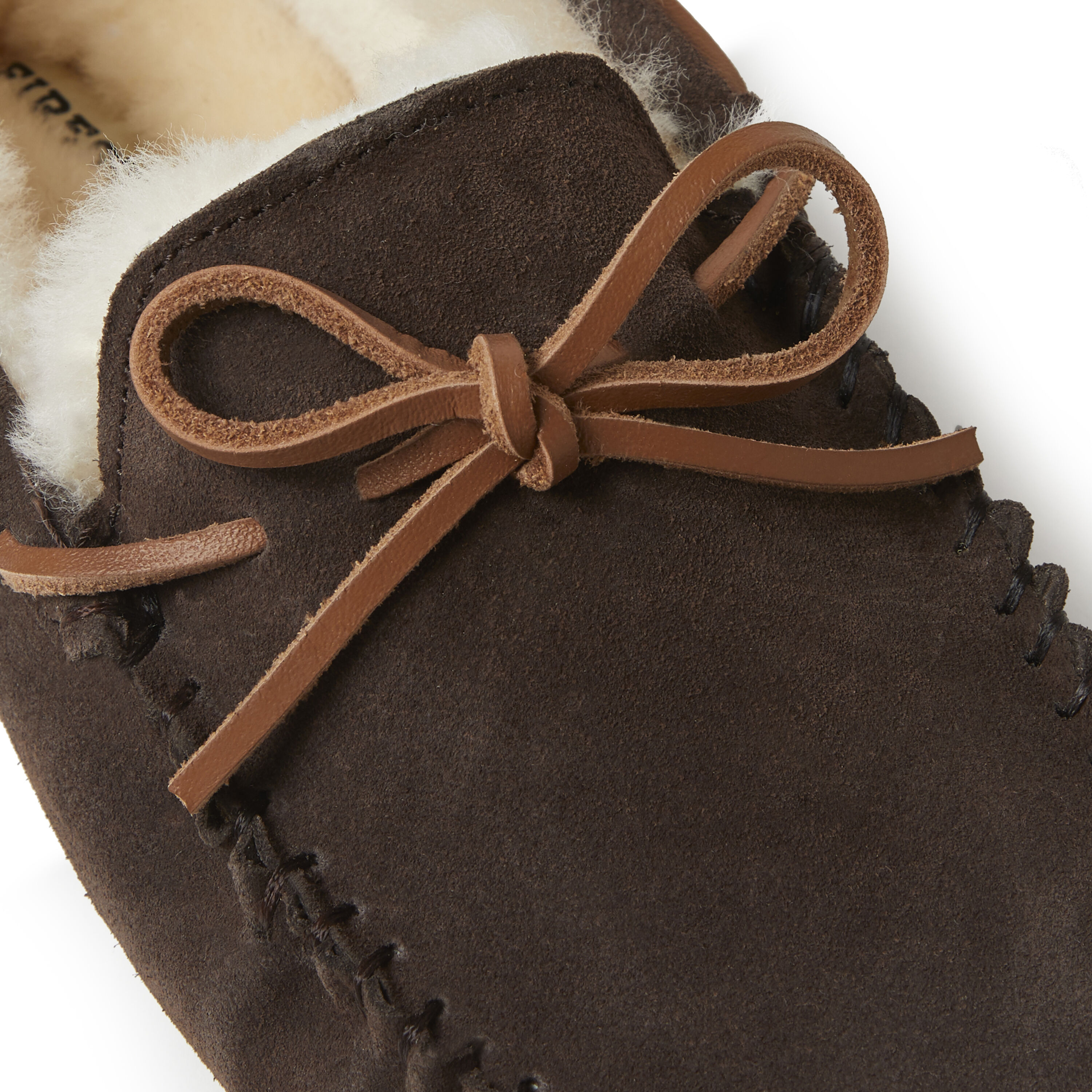 Men s Fireside by Dearfoams Victor Genuine Shearling Moccasin
