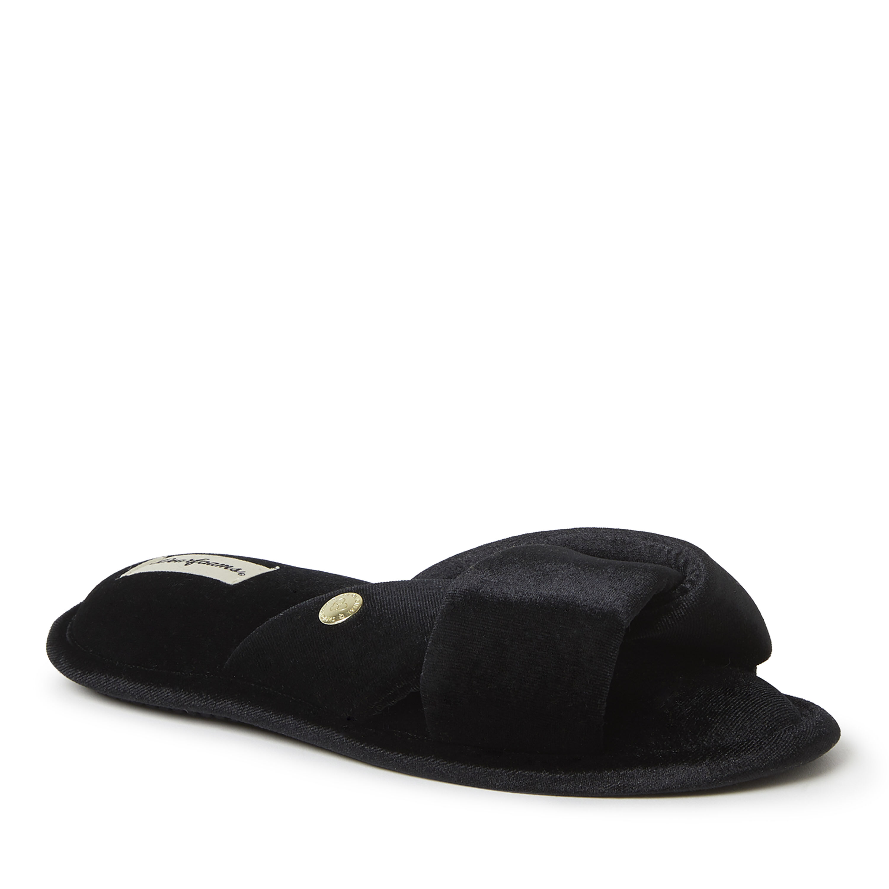 Women's Jules Shiny Velour Twist Vamp Slide