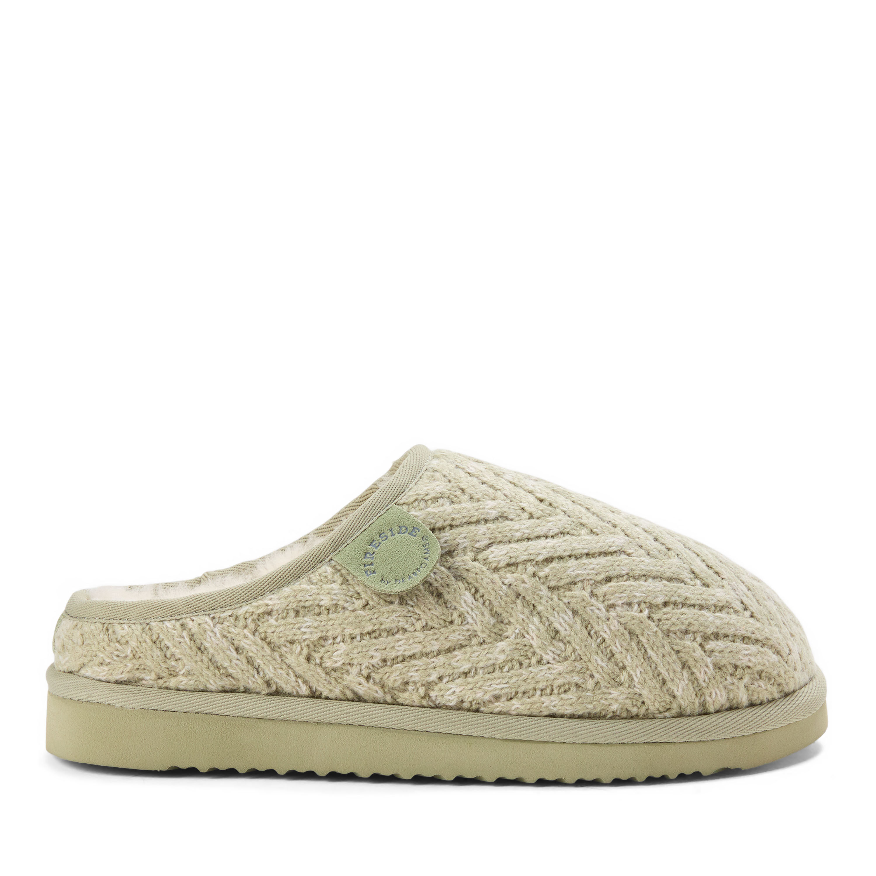Women's Fireside by Dearfoams Greta Knit Shearling